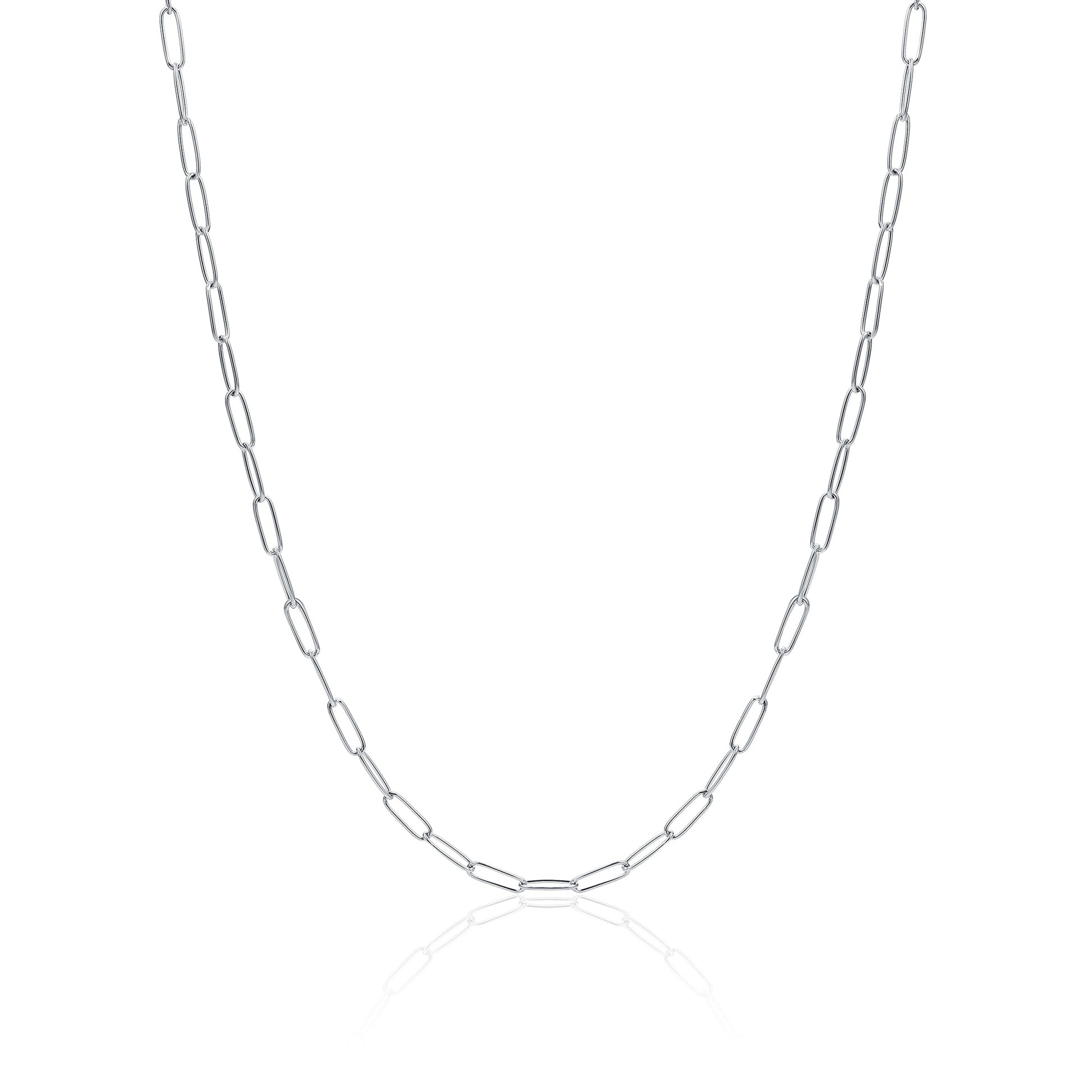 Collana catenina a maglie ovali - 2 colori