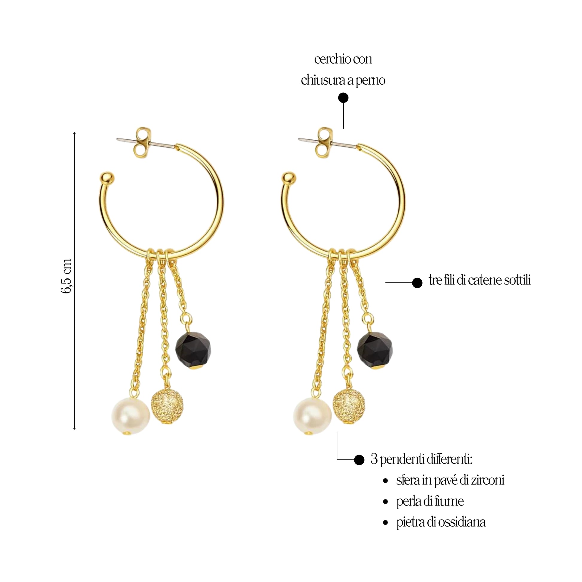 Orecchini Perla Eterna - You B'jou by Barbieri