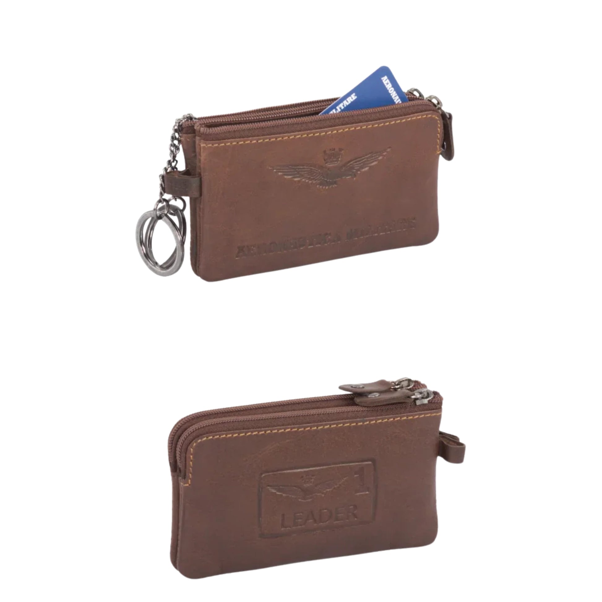 Portachiavi in Vera Pelle New Eagle - Aeronautica Militare