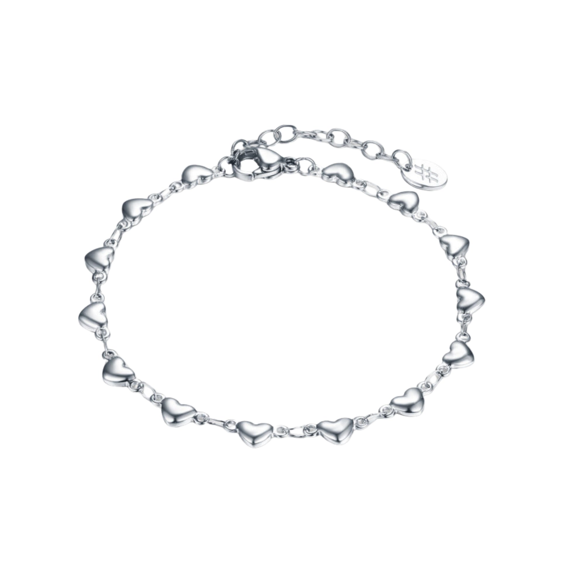 Chain and heart bracelet