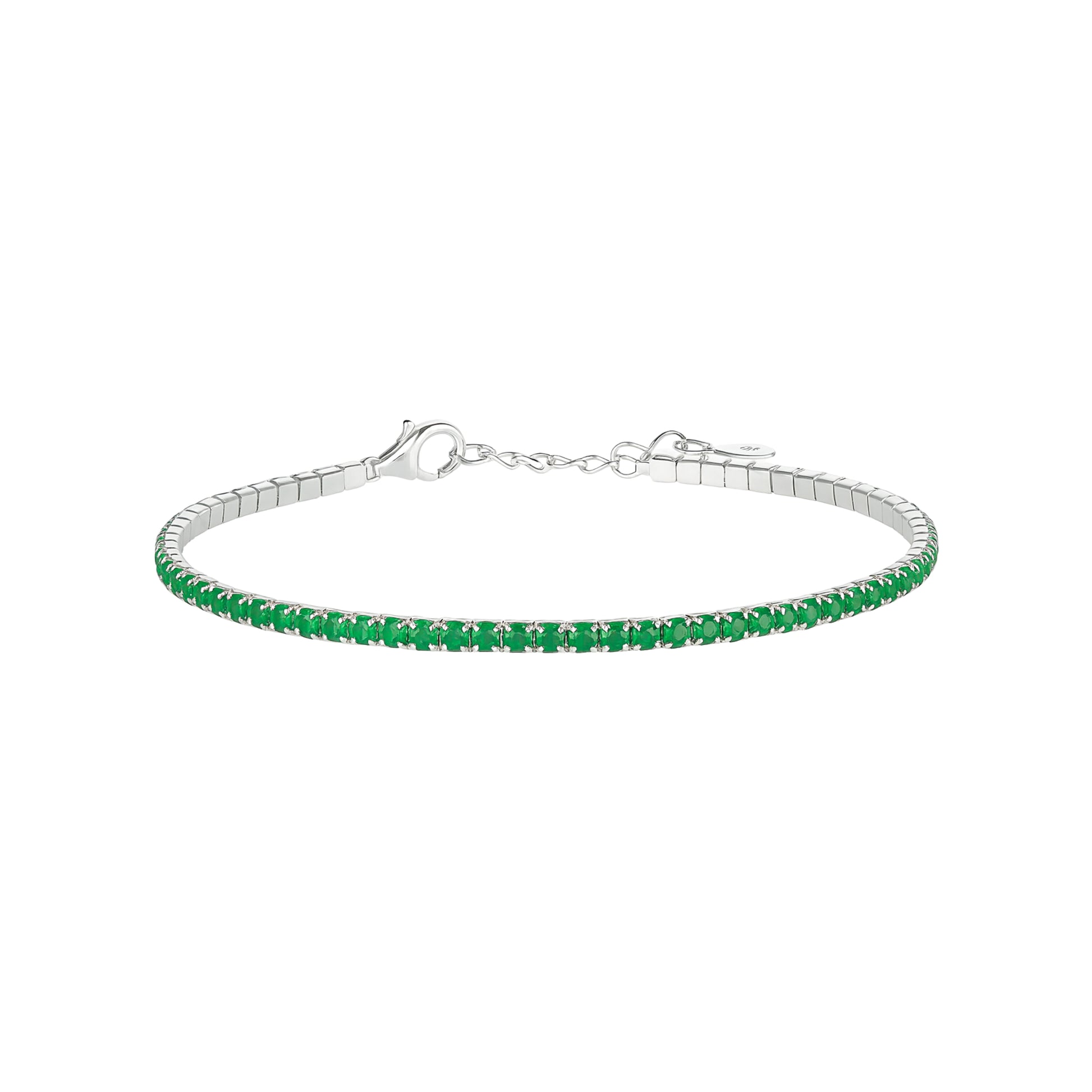 Bracciale Tennis_Argento 925 "VERDE"
