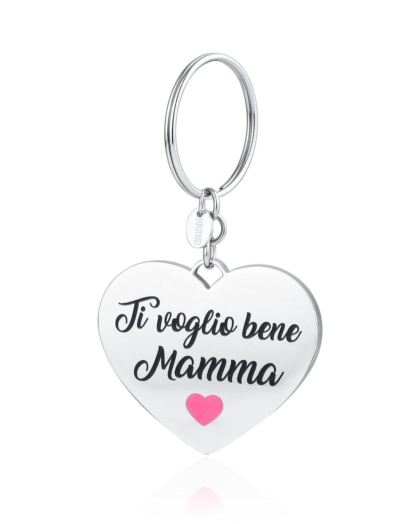 Portachiavi cuore Mamma ti voglio bene