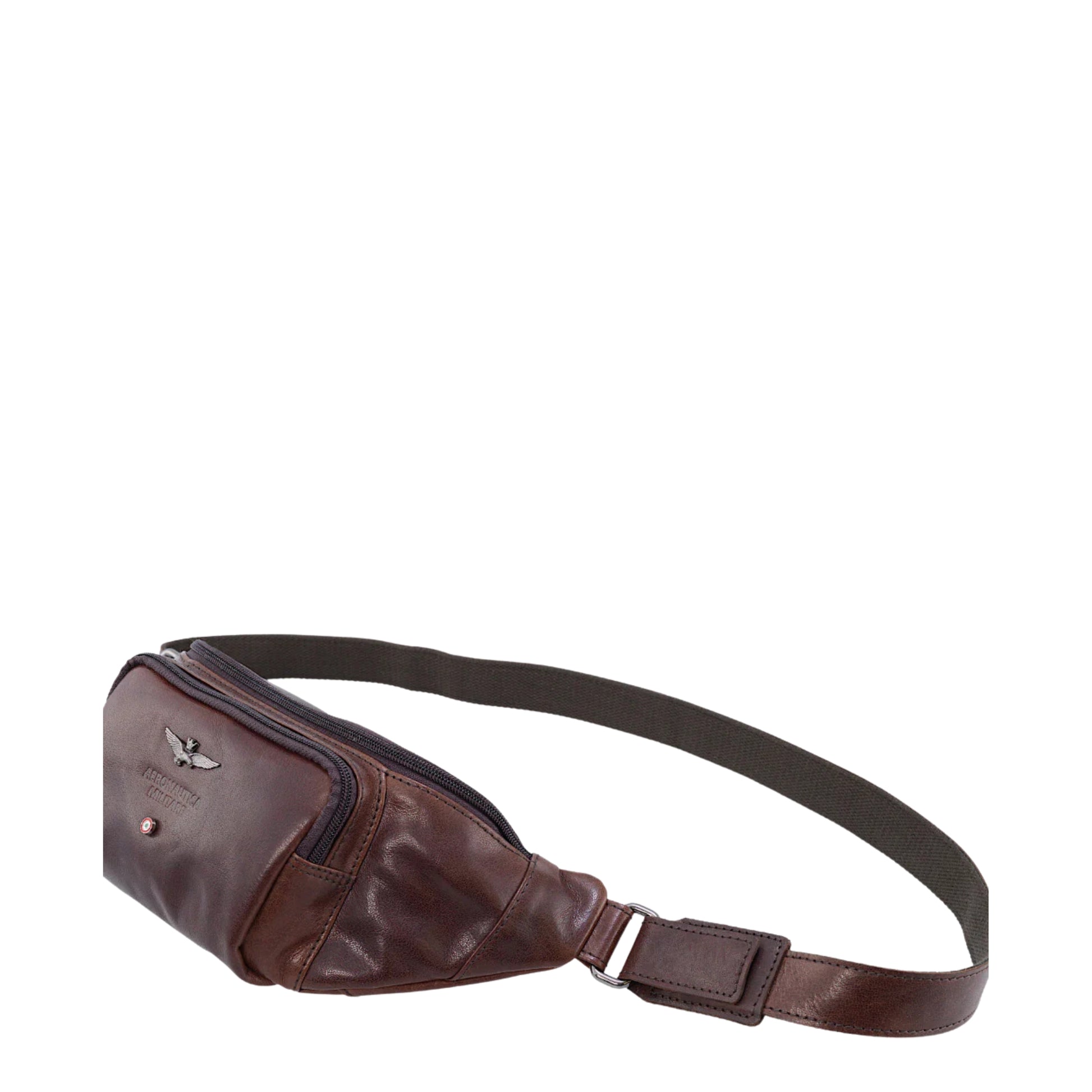 Marsupio in Vera pelle Vintage - Aeronautica Militare