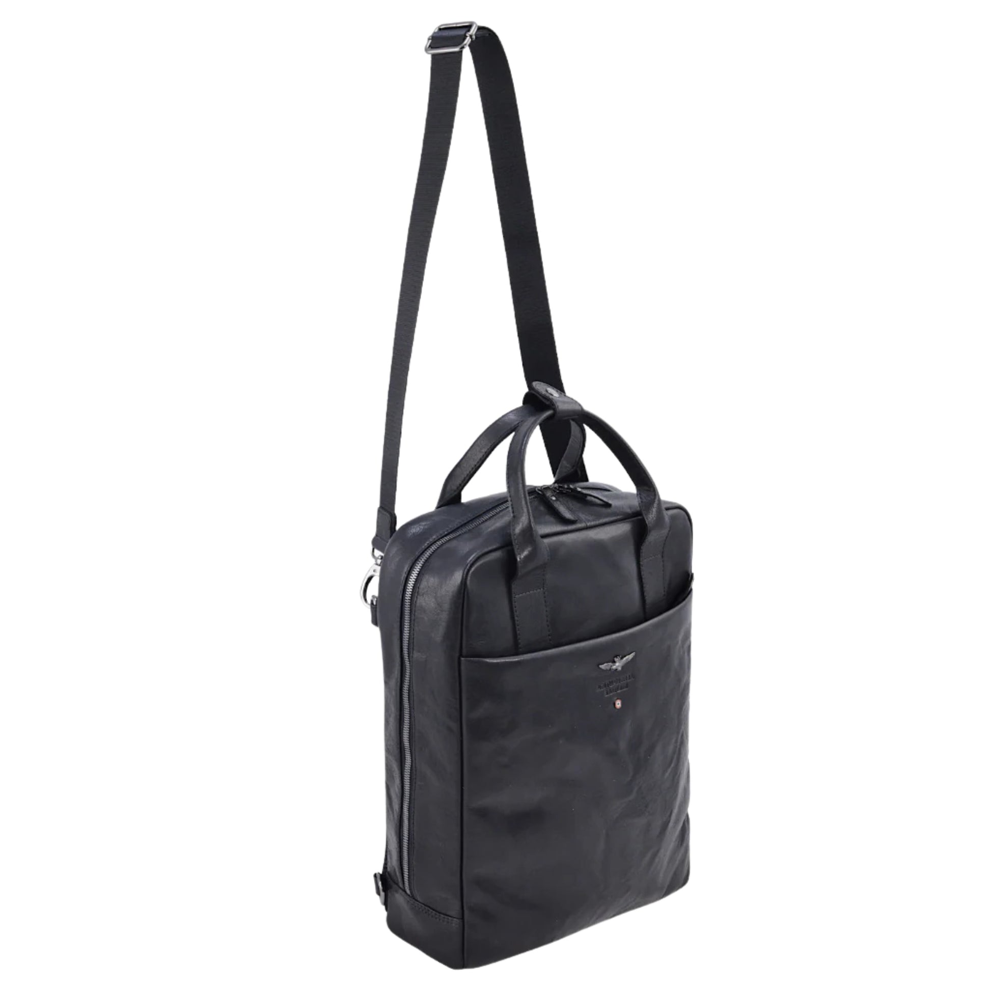 Zaino Porta PC in Vera Pelle Vintage - Aeronautica Militare