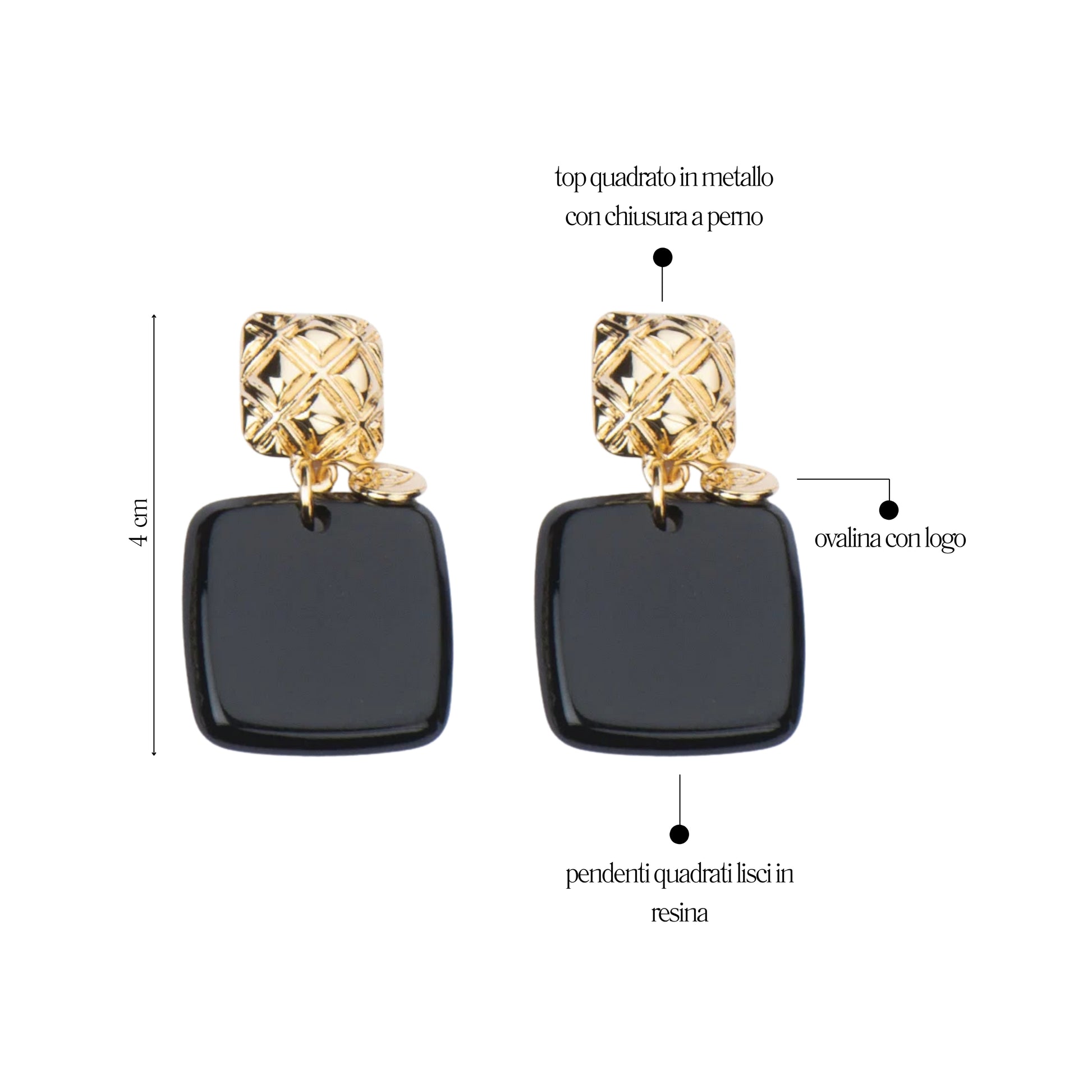 Orecchini Quilted - You B'jou by Barbieri