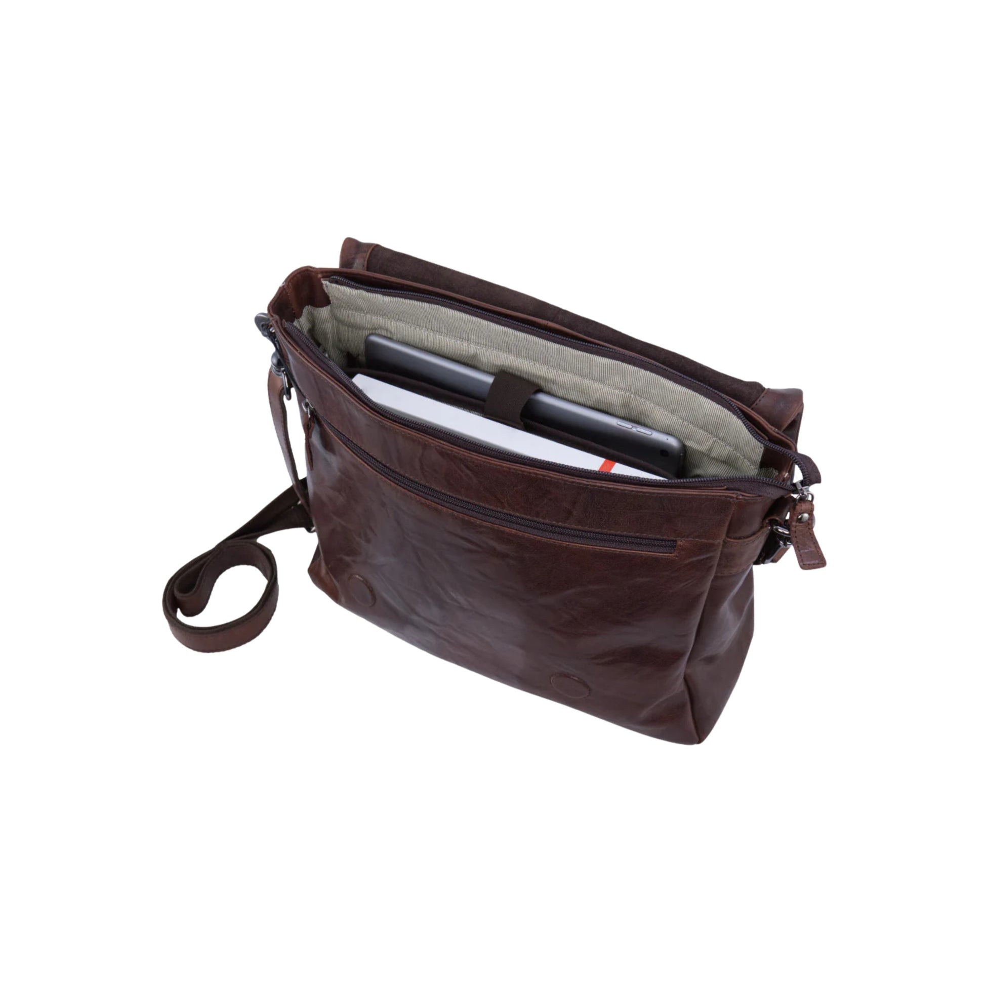 Messenger in Vera Pelle Vintage - Aeronautica Militare