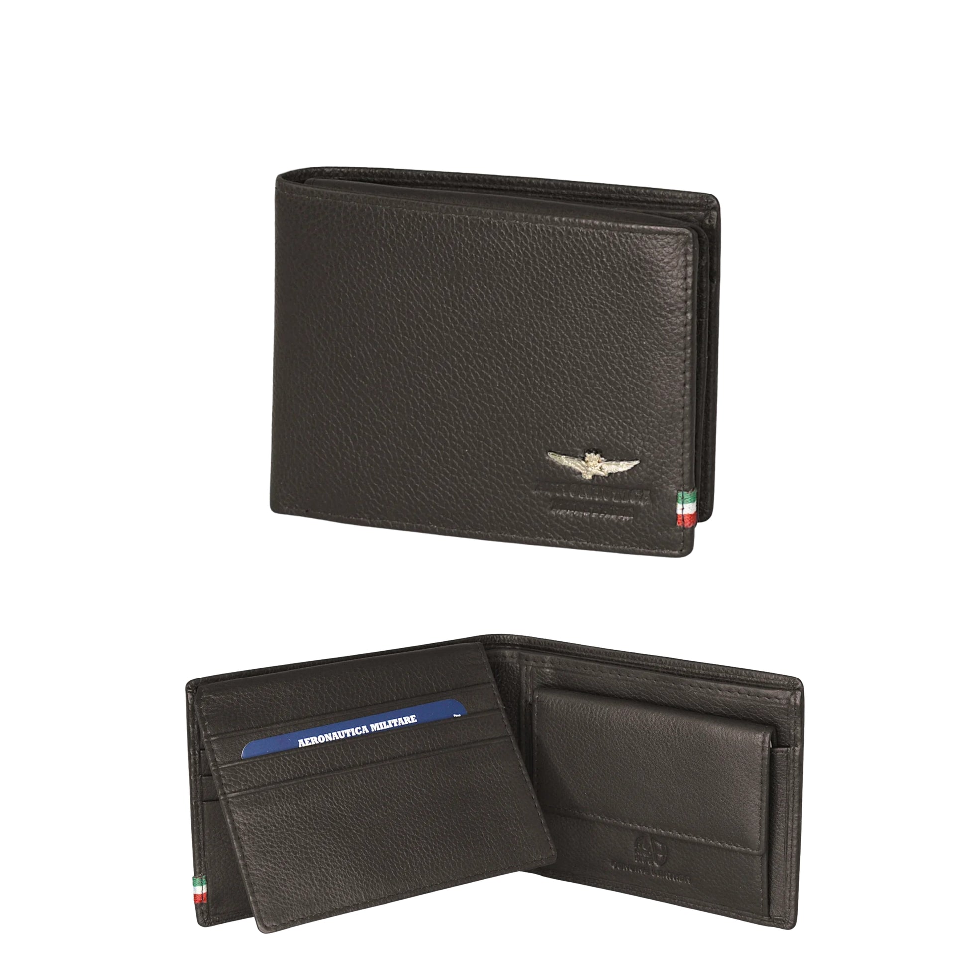 Portafoglio in Vera Pelle Flag - Aeronautica Militare