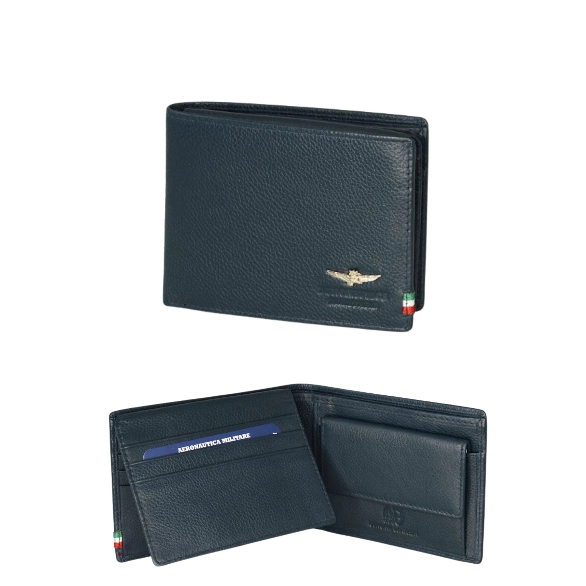 Portafoglio in Vera Pelle Flag - Aeronautica Militare