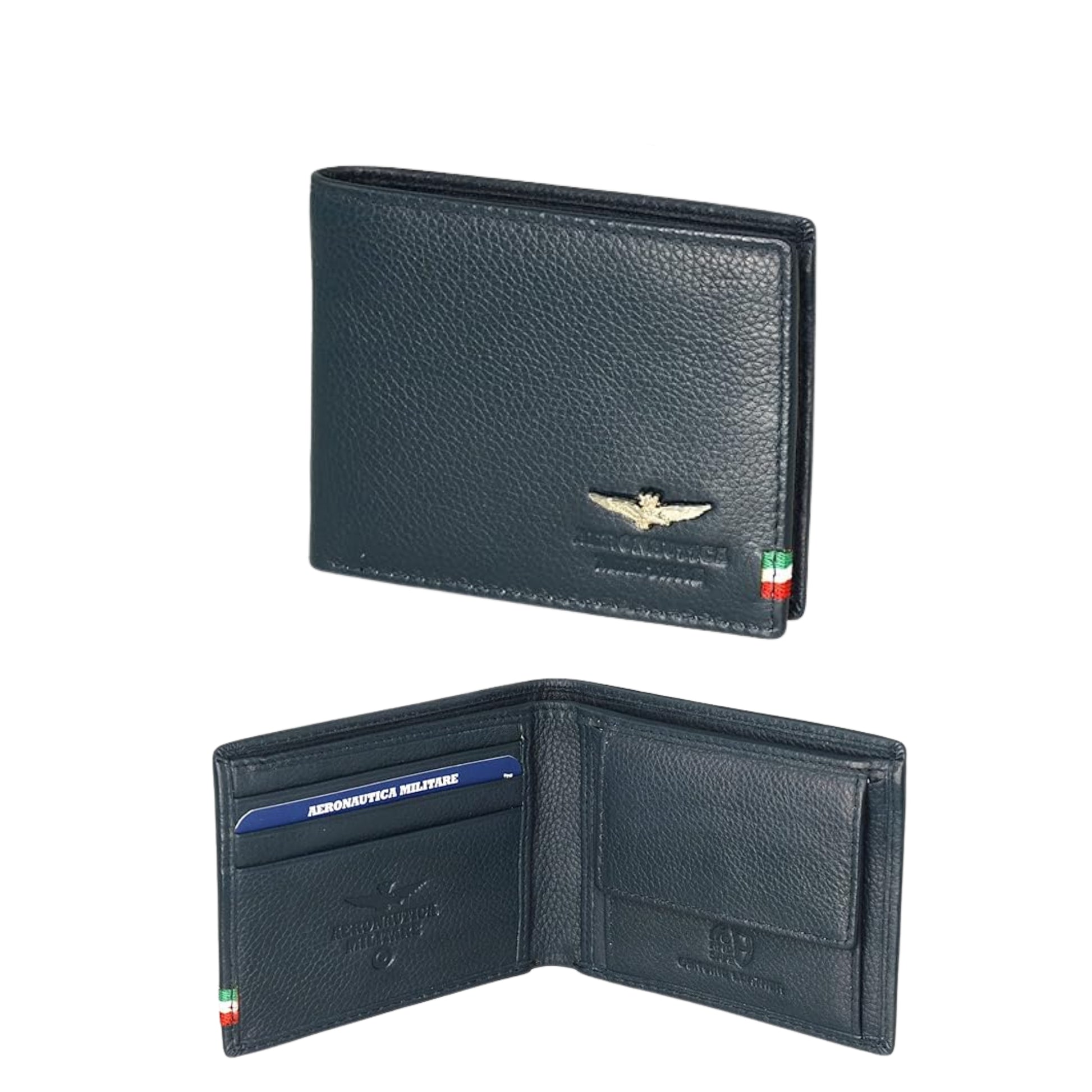 Portafoglio in Vera Pelle Flag - Aeronautica Militare