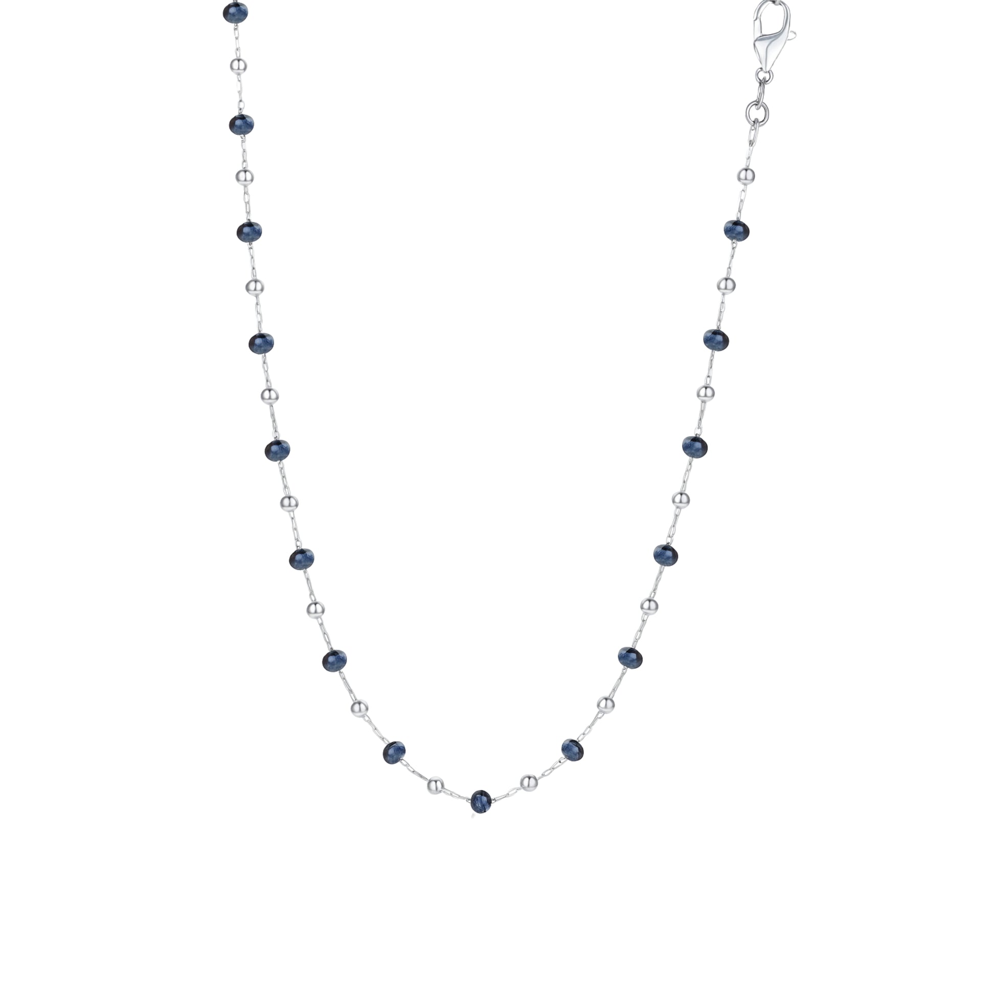 Collana Cristalli in Acciaio Inox - Brand Gioielli