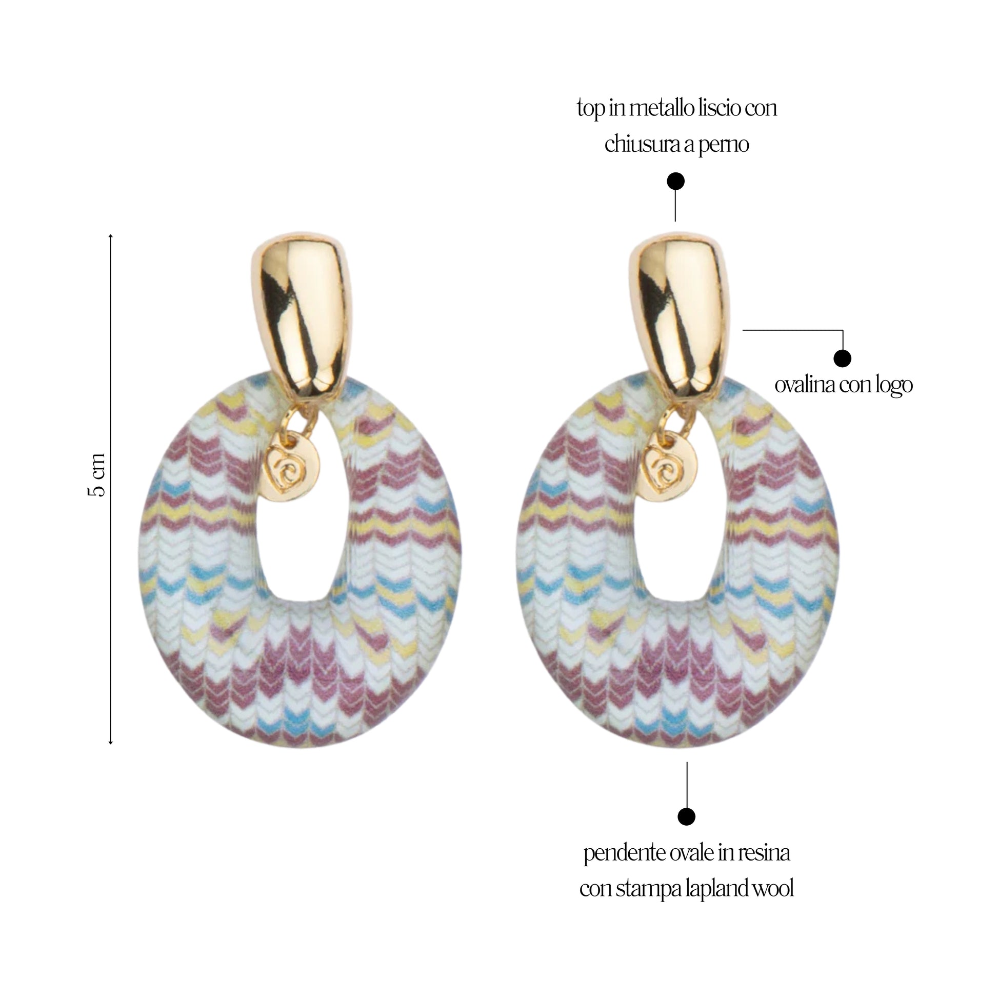 Orecchini Lapland Wool - You B'jou by Barbieri