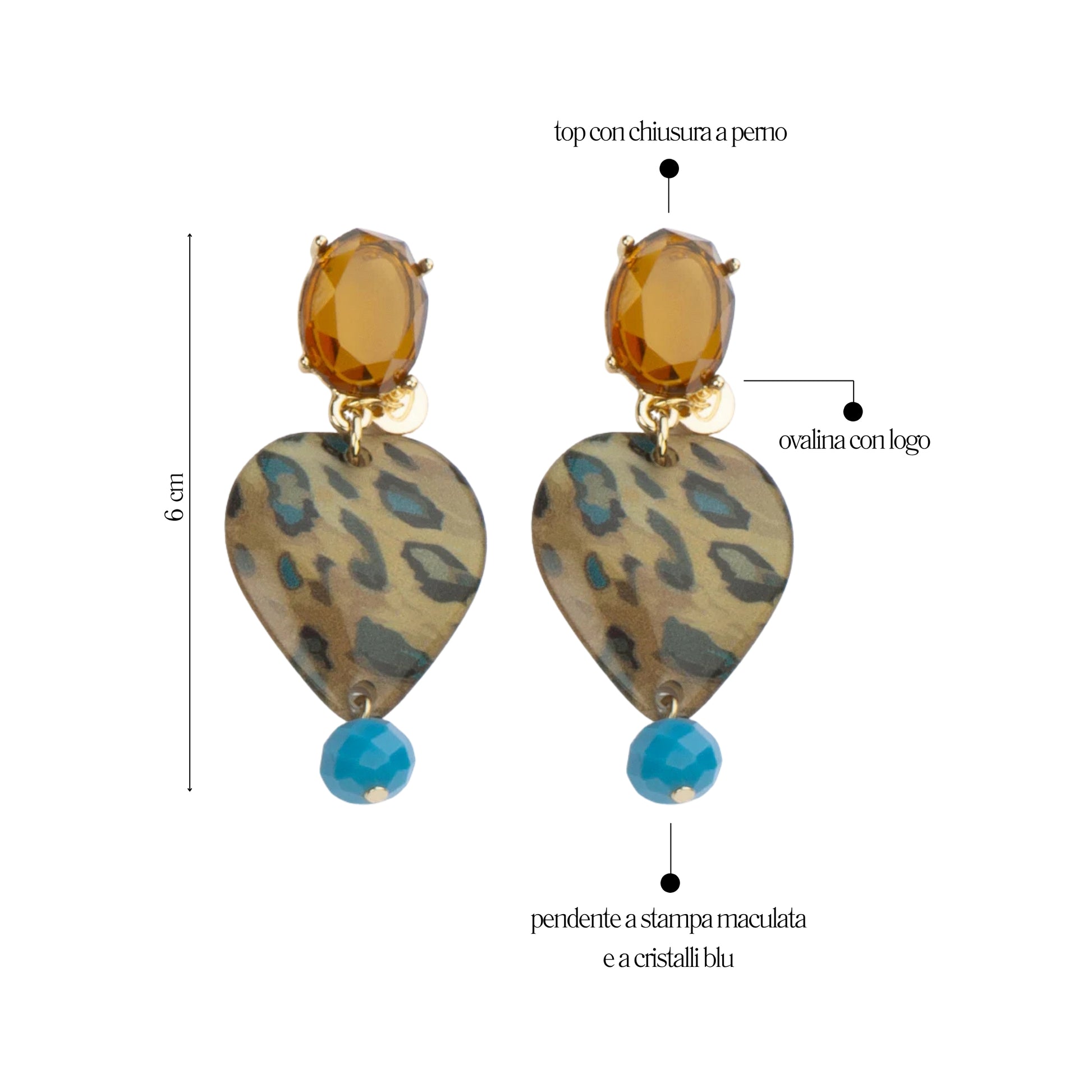 Orecchini Leopard - You B'jou by Barbieri