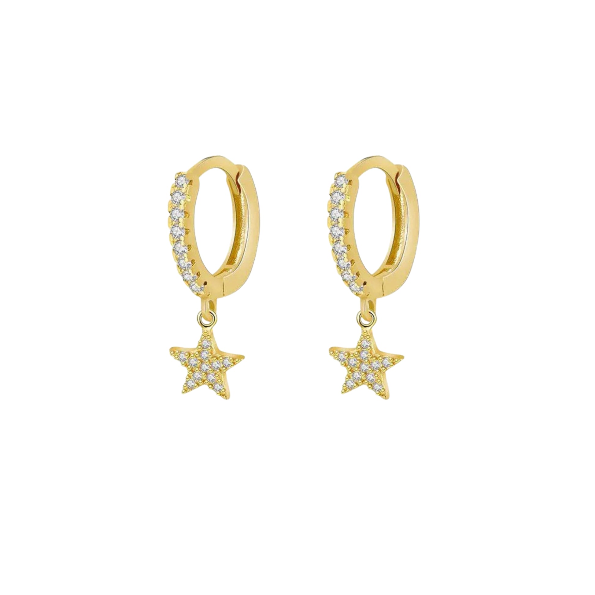 Coppia di Orecchini Stella in Argento 925 - Les Folies