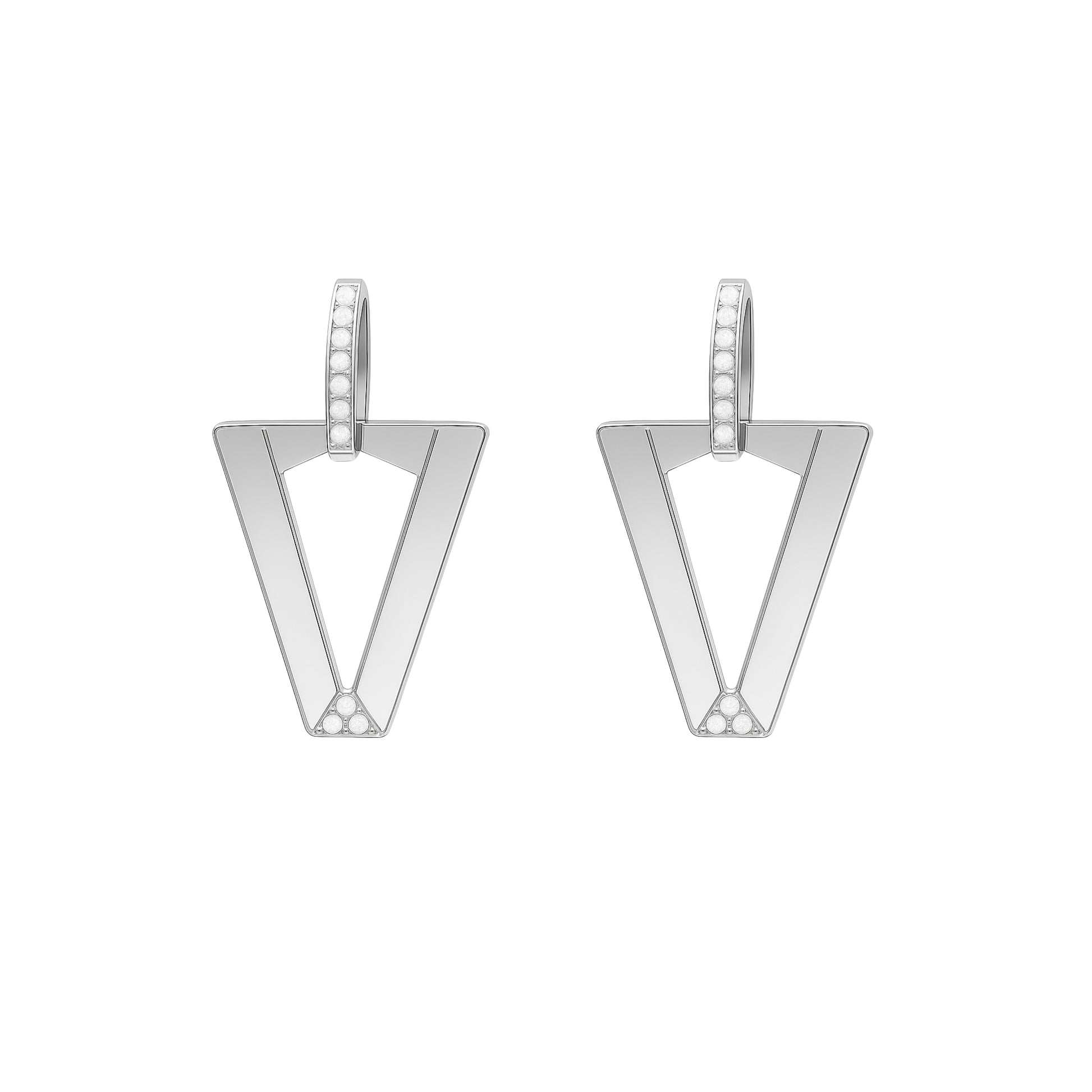 Coppia di Orecchini Valentina Supreme in Acciaio Inox - Les Folies
