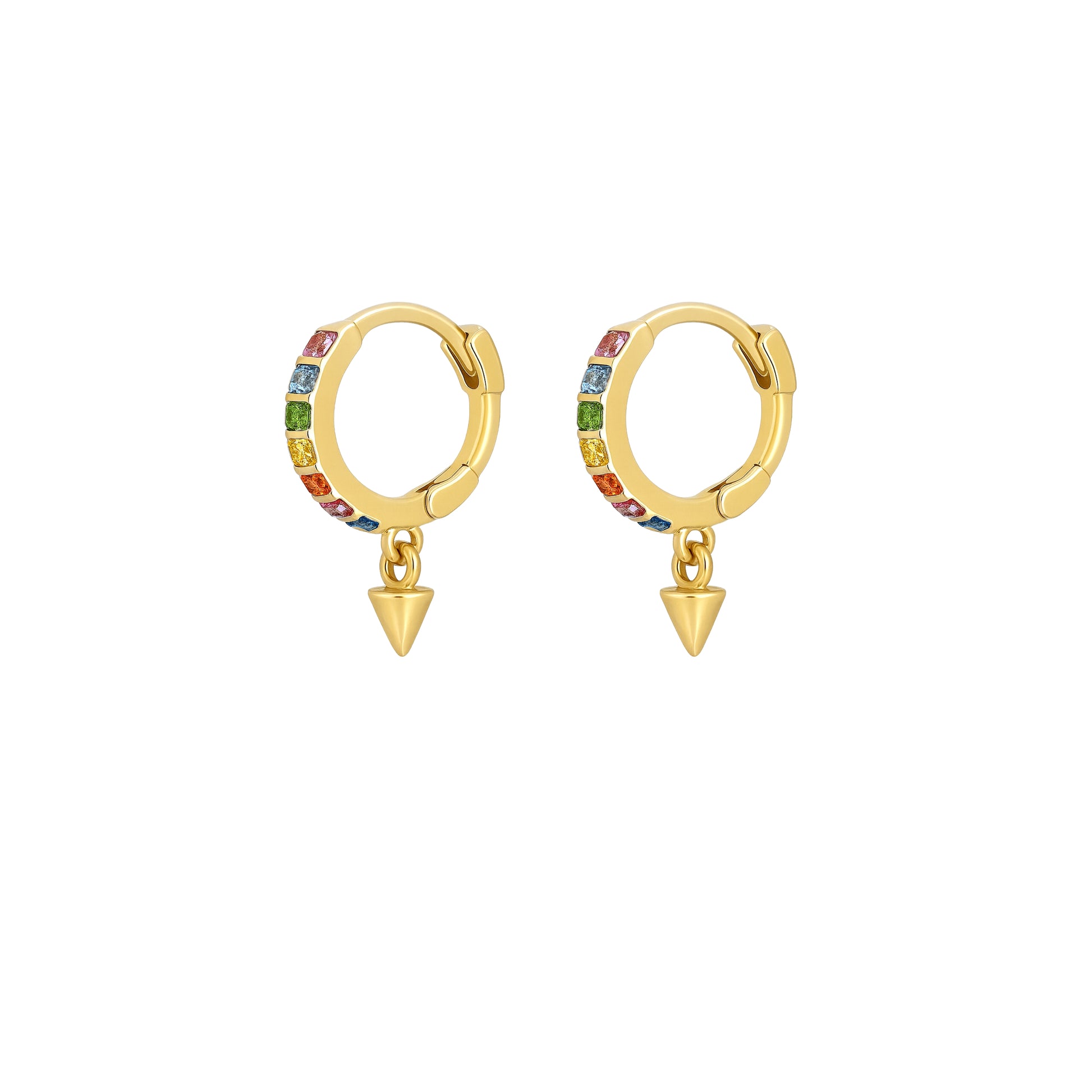 Coppia di Orecchini Prisma in Argento 925 - Les Folies
