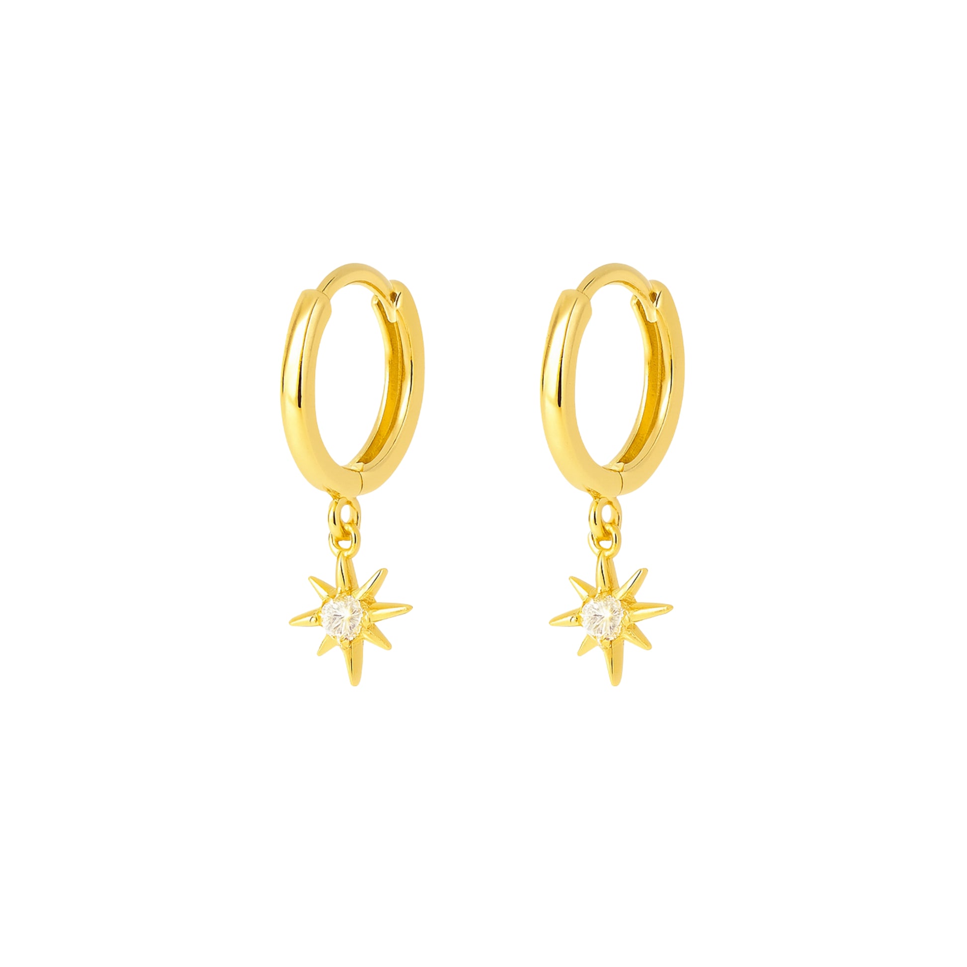 Coppia di Orecchini Stella Polare in Argento 925 - Les Folies