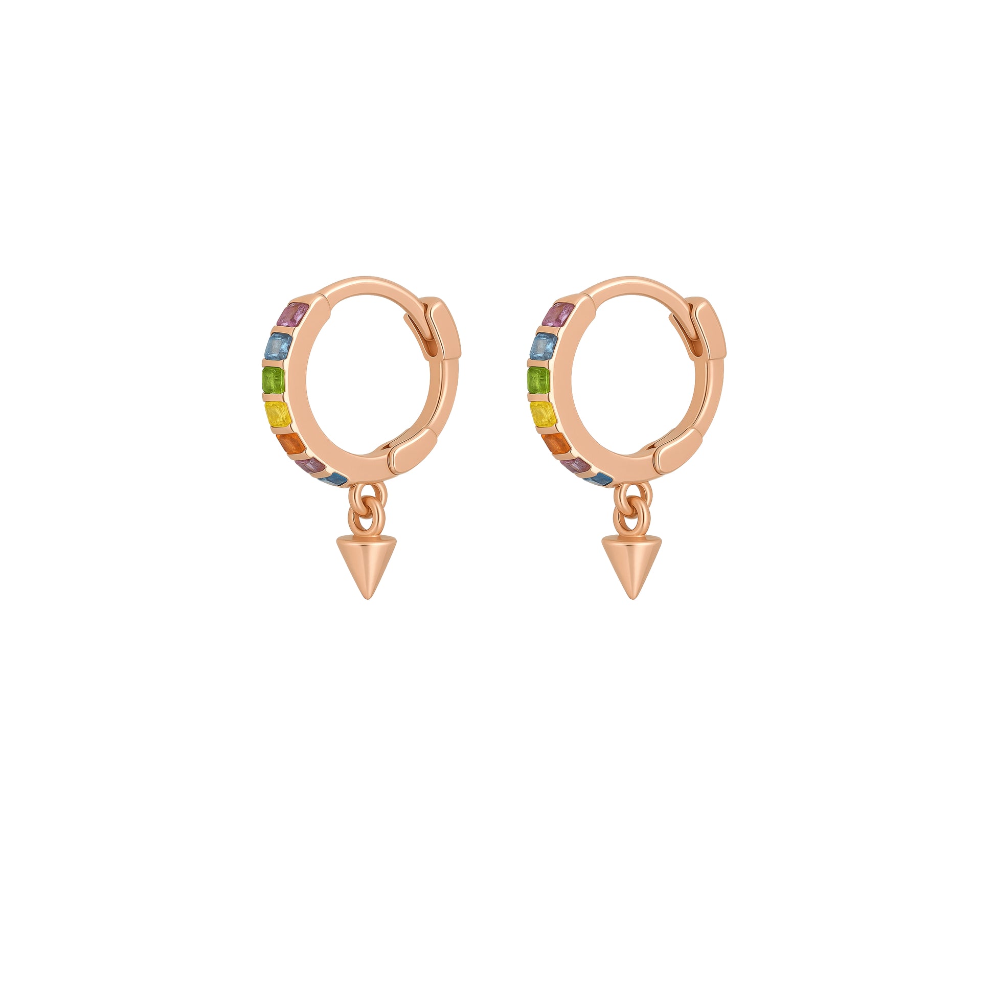 Coppia di Orecchini Prisma in Argento 925 - Les Folies