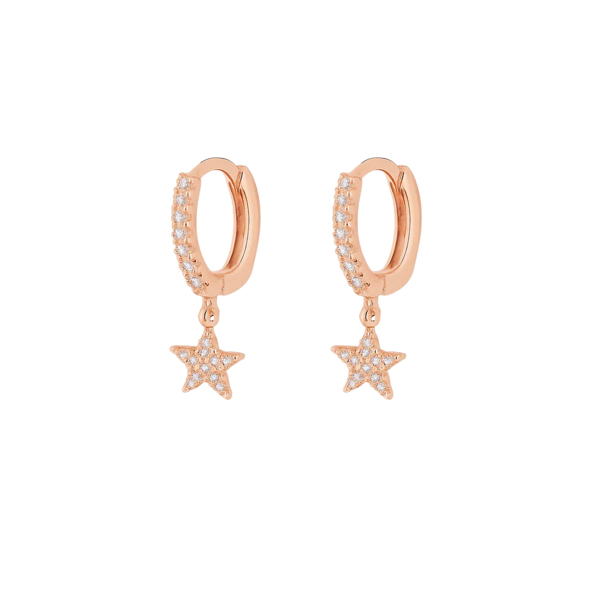 Coppia di Orecchini Stella in Argento 925 - Les Folies