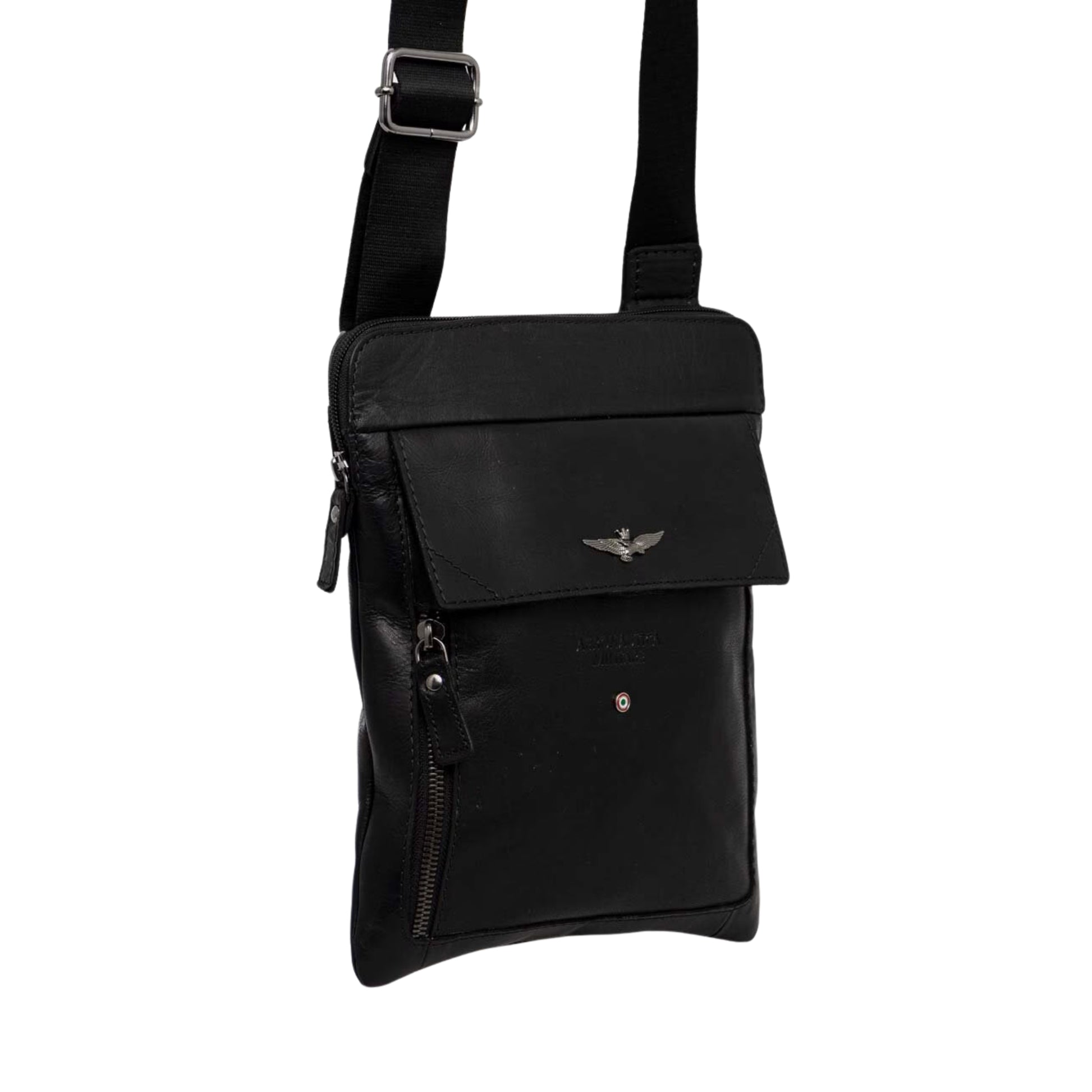 Tracolla Porta Tablet in Vera pelle Vintage - Aeronautica Militare