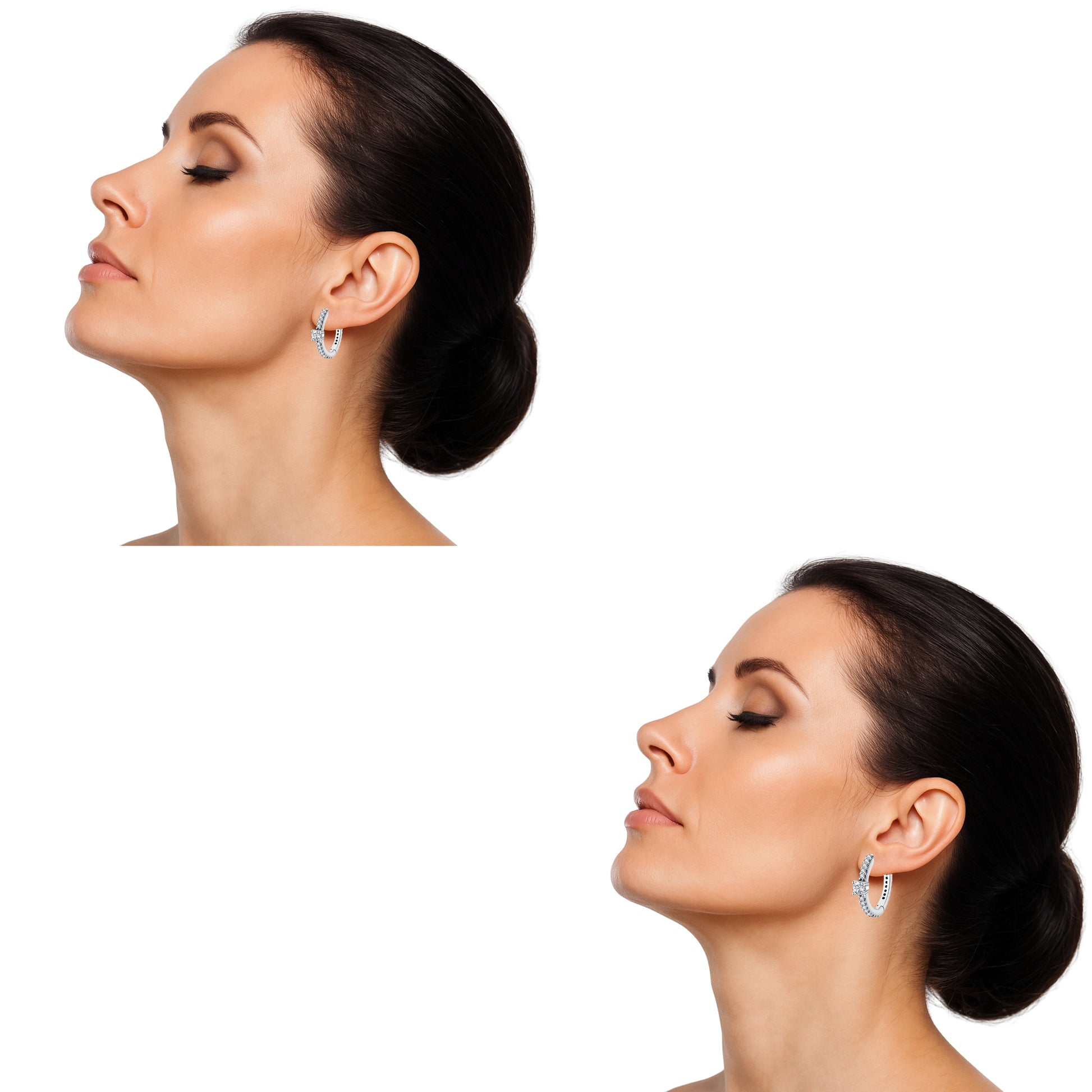 Coppia di Orecchini Punto Luce in Argento 925 - Les Folies