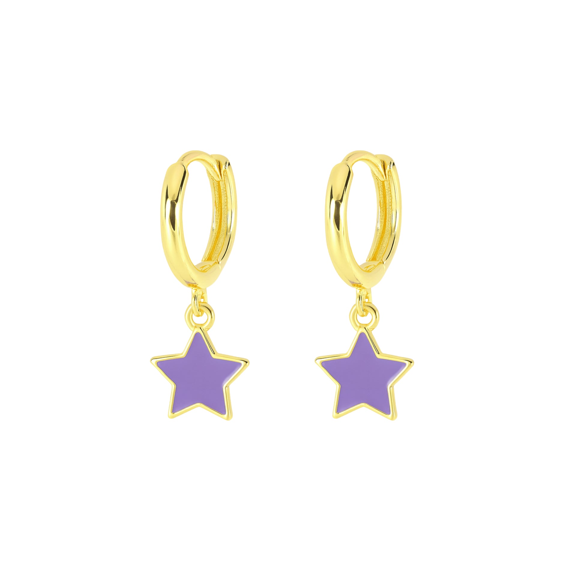 Coppia di Orecchini Stella in Argento 925 - Les Folies