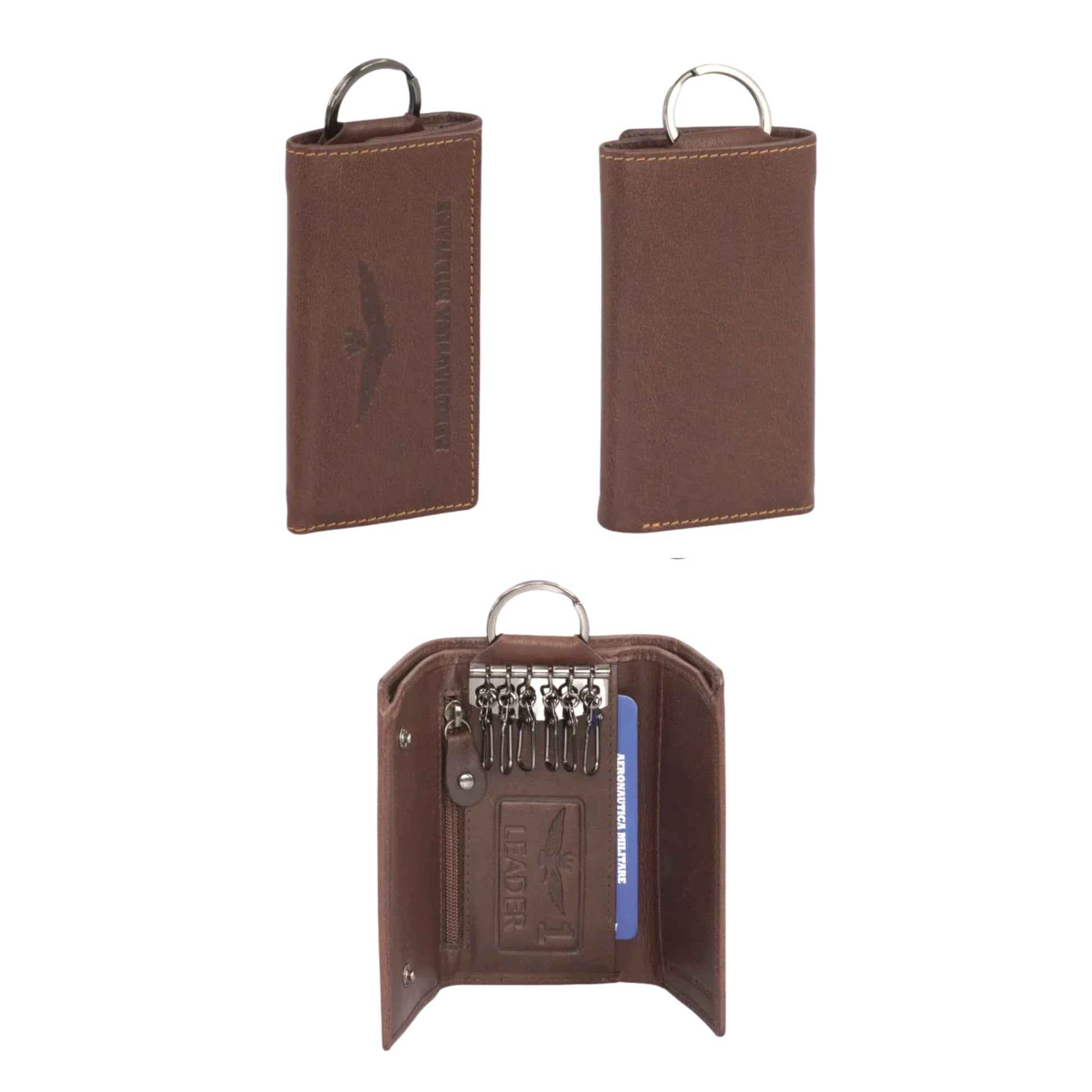 Portachiavi in Vera Pelle New Eagle - Aeronautica Militare