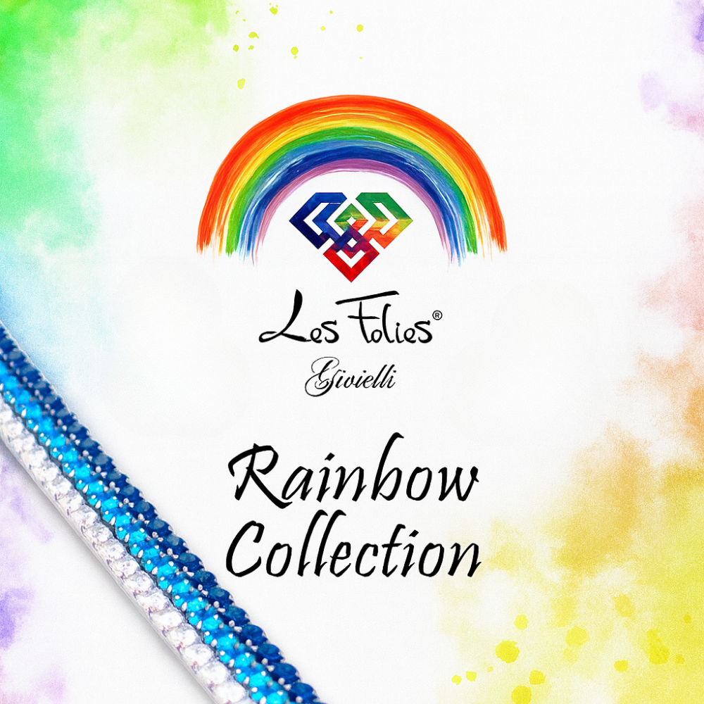 Bracciale Tennis Multicolor in Argento 925 - Les Folies