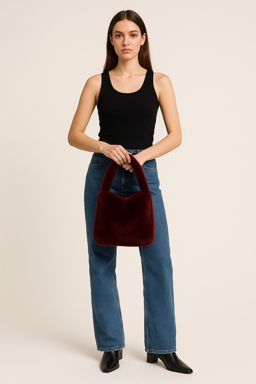 Borsa in Pelliccia Nuvelle