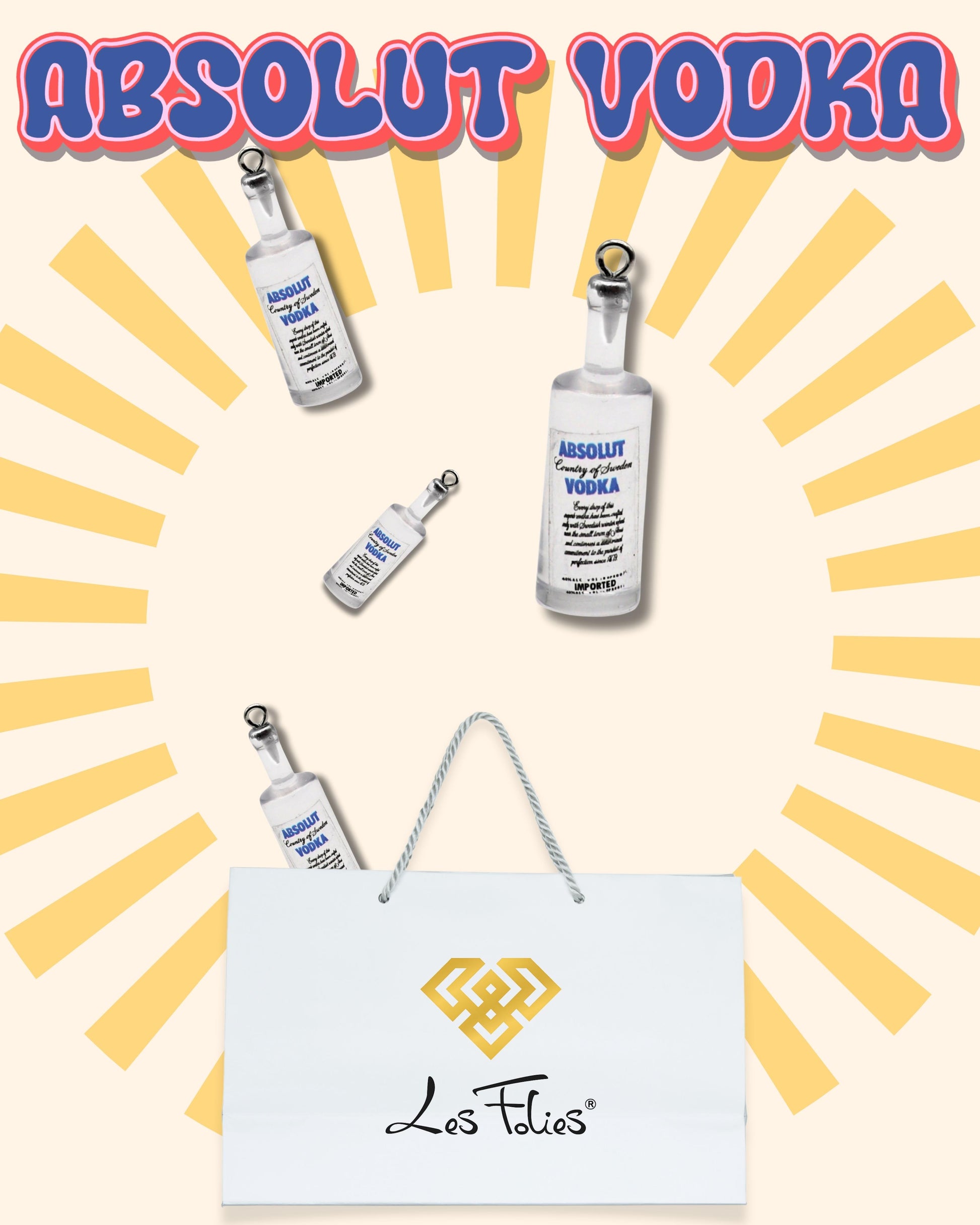 Charm Bottiglia "ABSOLUT VODKA"