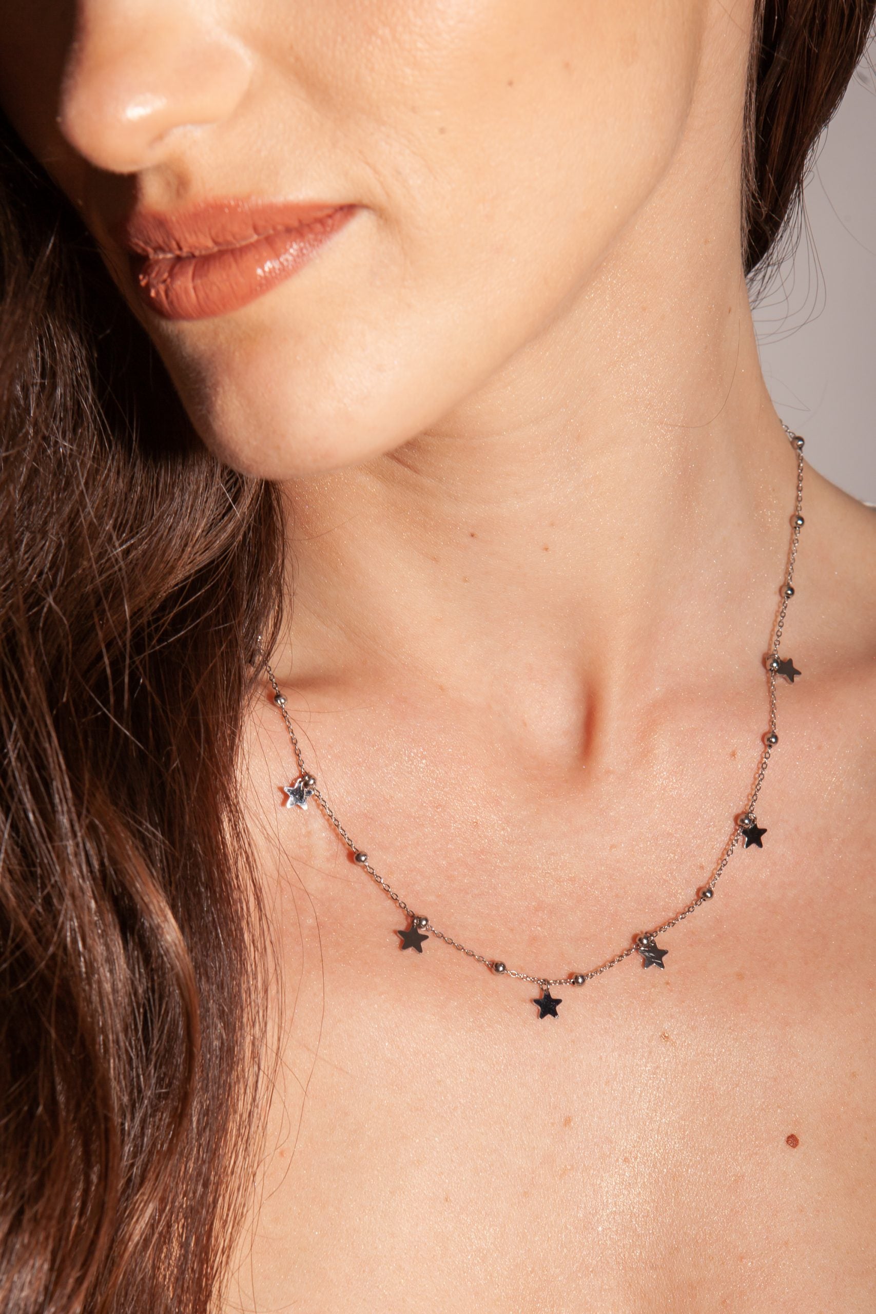 Collana con stelline pendenti