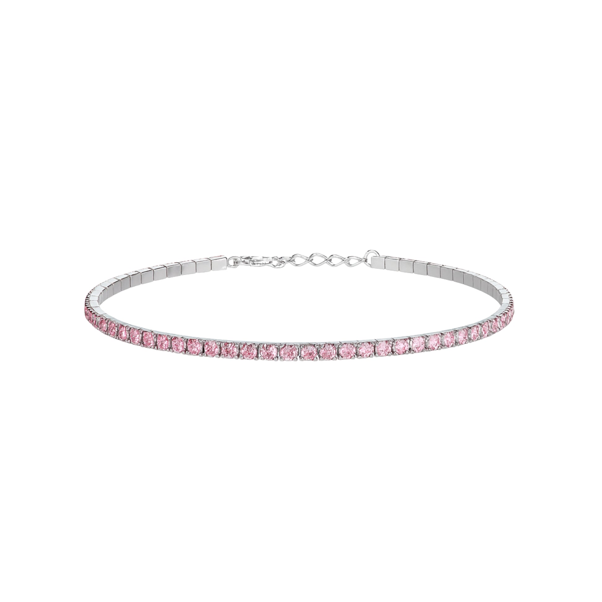 Bracciale Tennis_Argento 925 "ROSA"