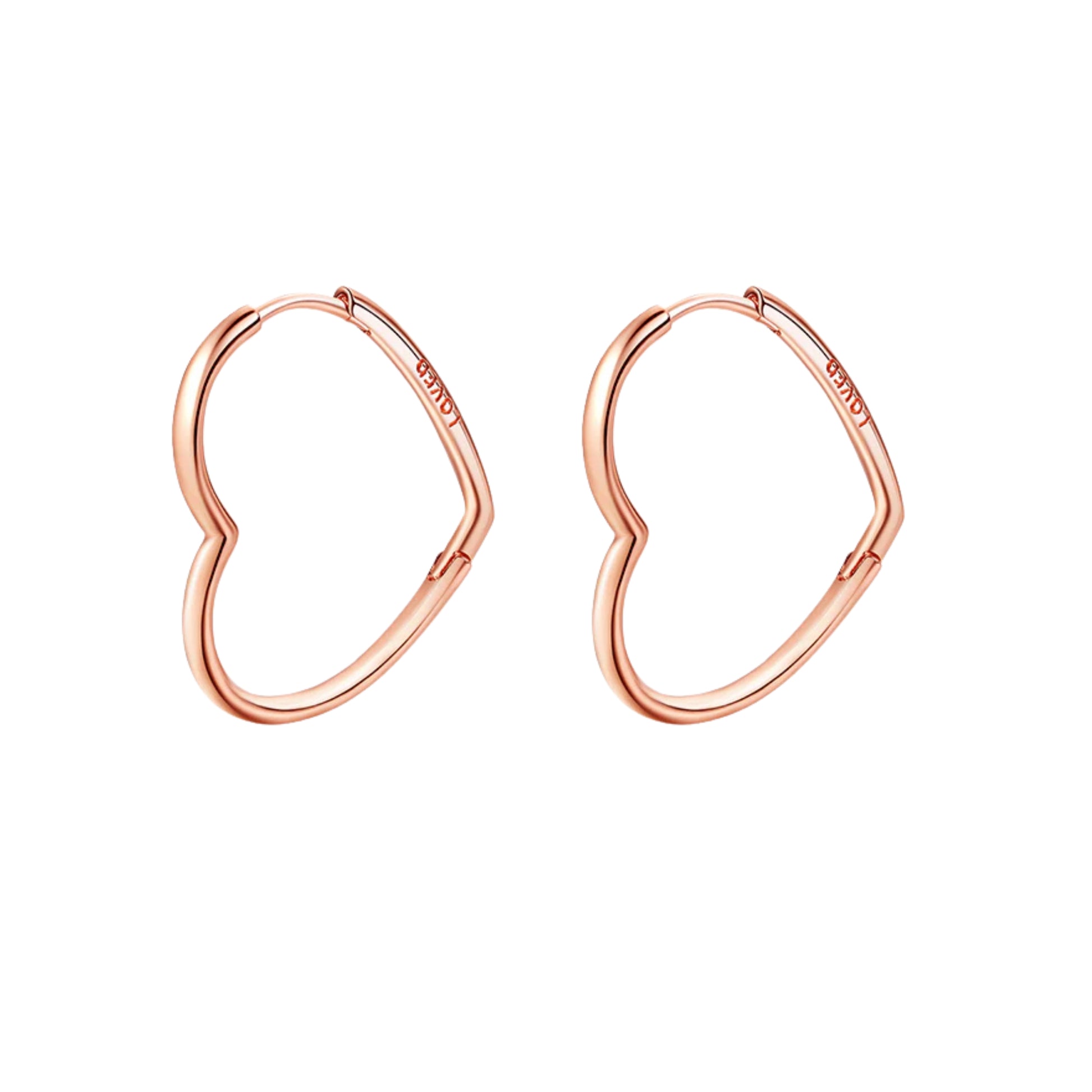 Coppia di Orecchini Cuore in Argento 925 - Les Folies