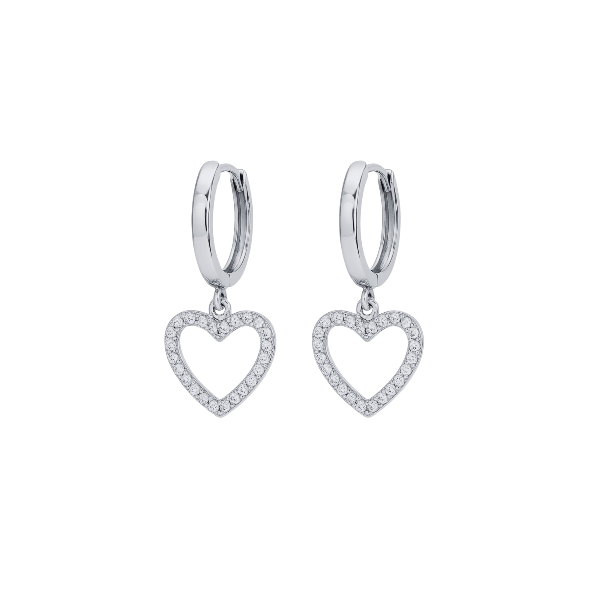 Coppia Di Orecchini_Argento 925 "CUORE"