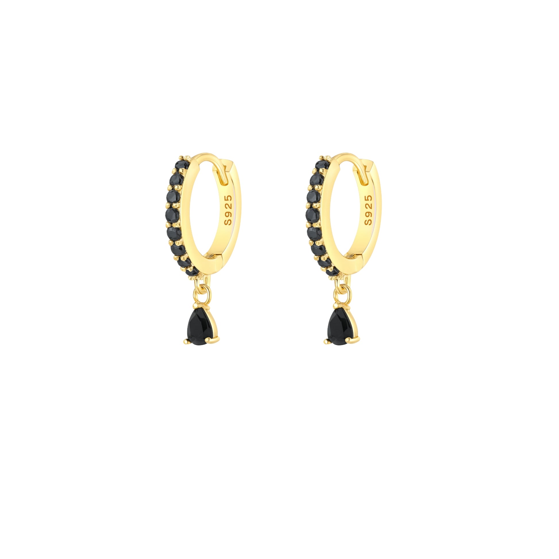 Coppia di Orecchini Goccia in Argento 925 - Les Folies