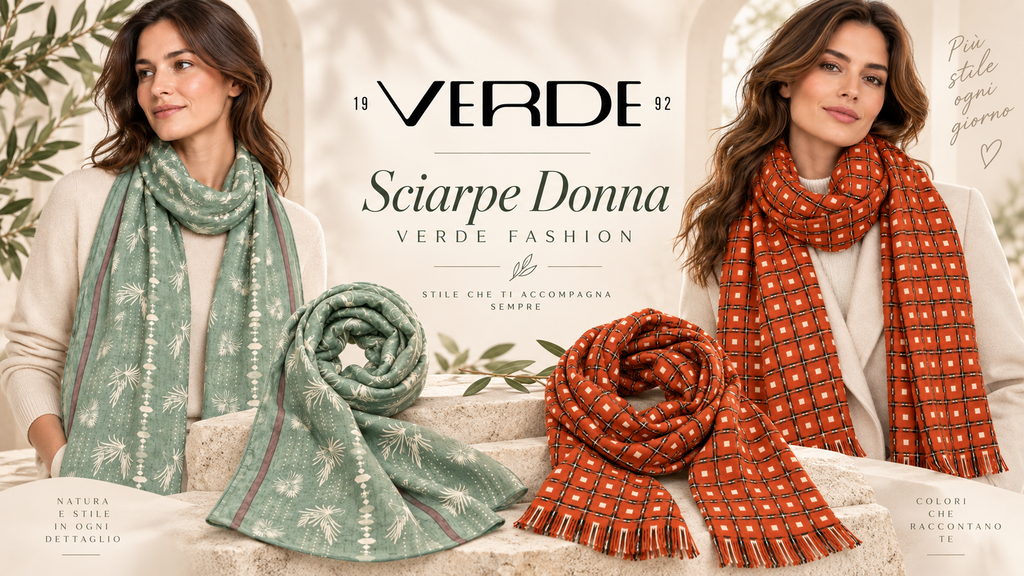 Sciarpe Donna Verde Fashion