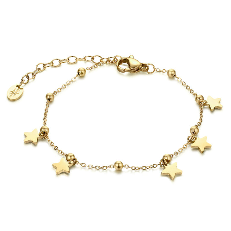 Bracciale con stelline pendenti