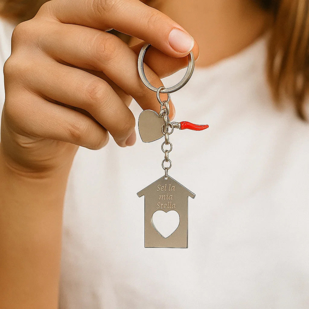 Portachiavi Casa "Sei la mia Stella" - Les Folies