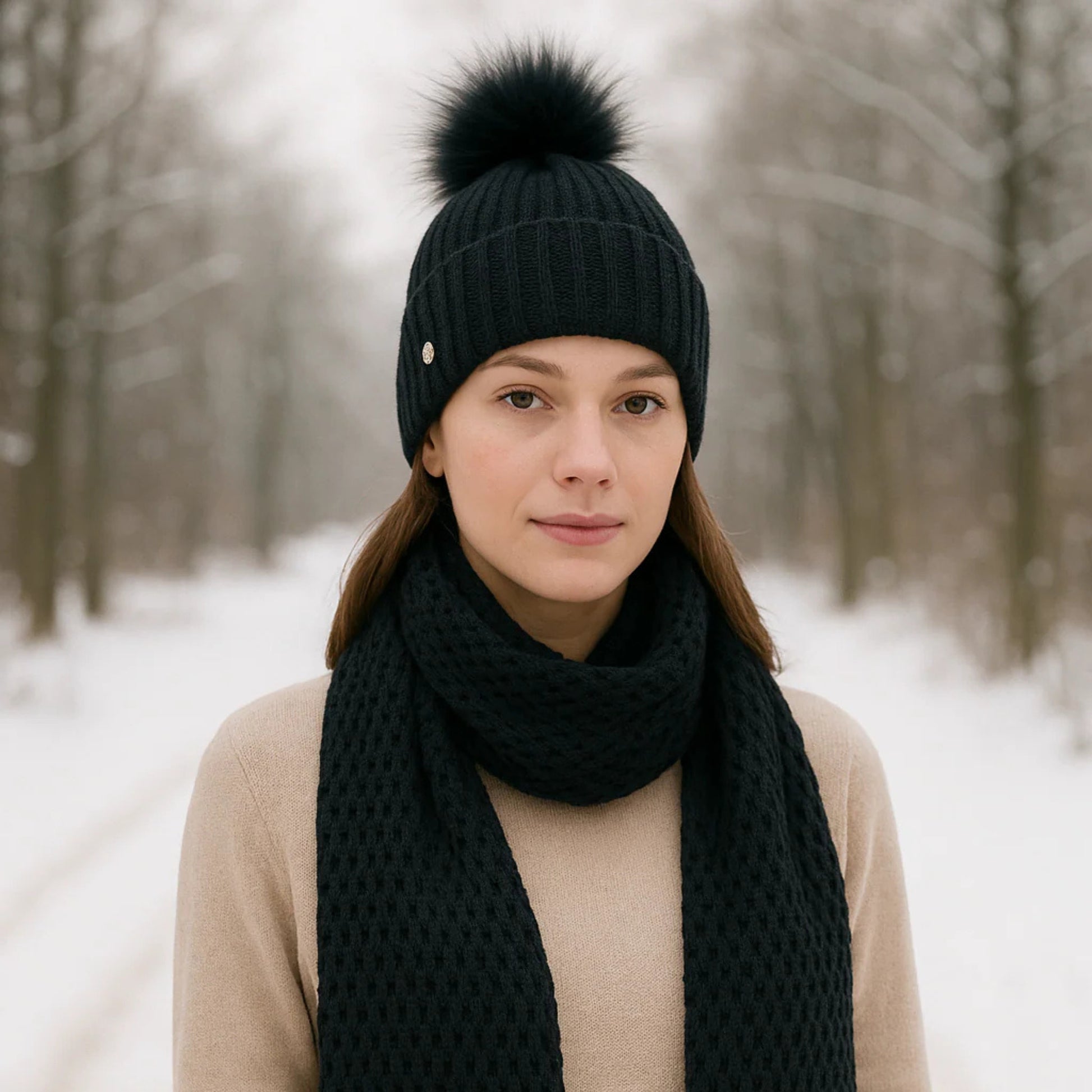 Sciarpa e Cappello Nuit - GianMarco Venturi