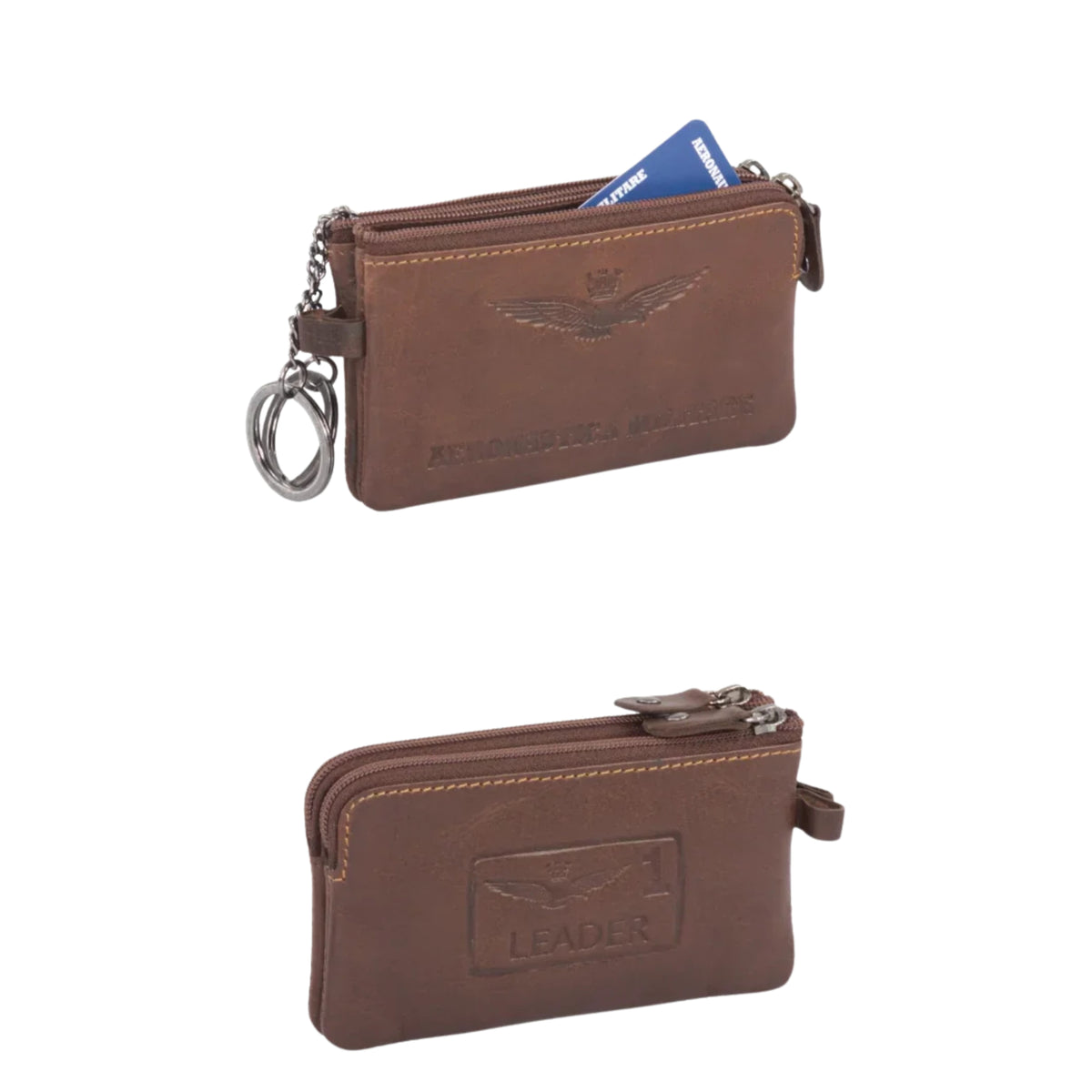 Portachiavi in Vera Pelle New Eagle - Aeronautica Militare