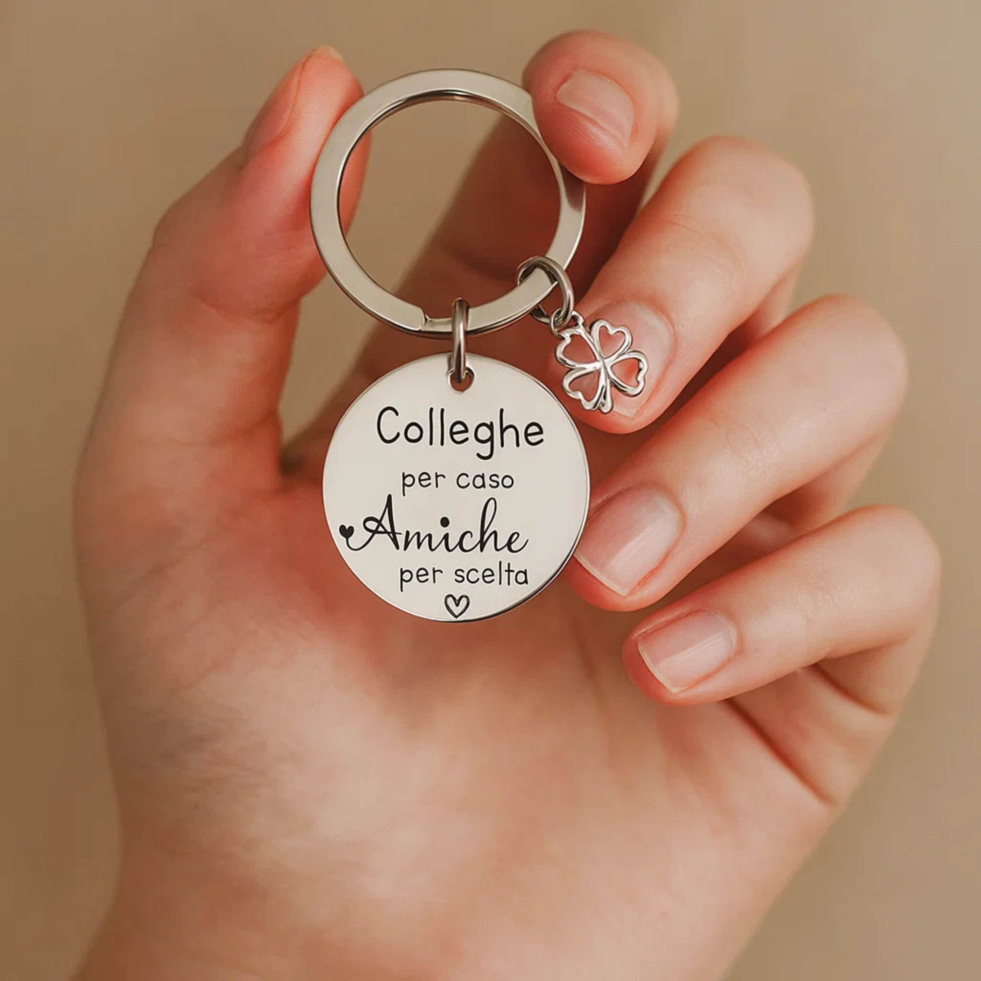 Portachiavi "Colleghe per caso Amiche per scelta" - Les Folies