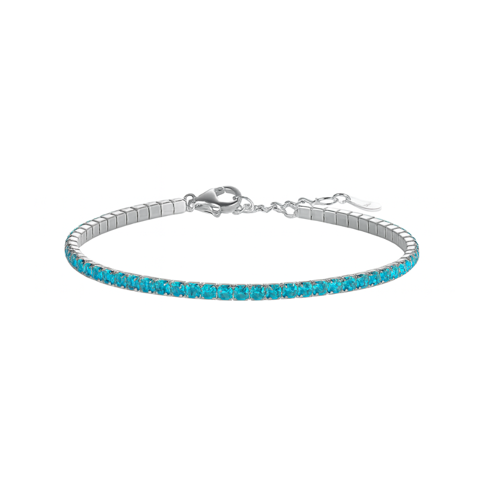 Bracciale Tennis_Argento 925 "CELESTE"