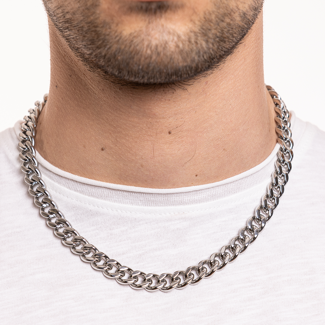 Collana Grumetta Piatta 11mm 50cm