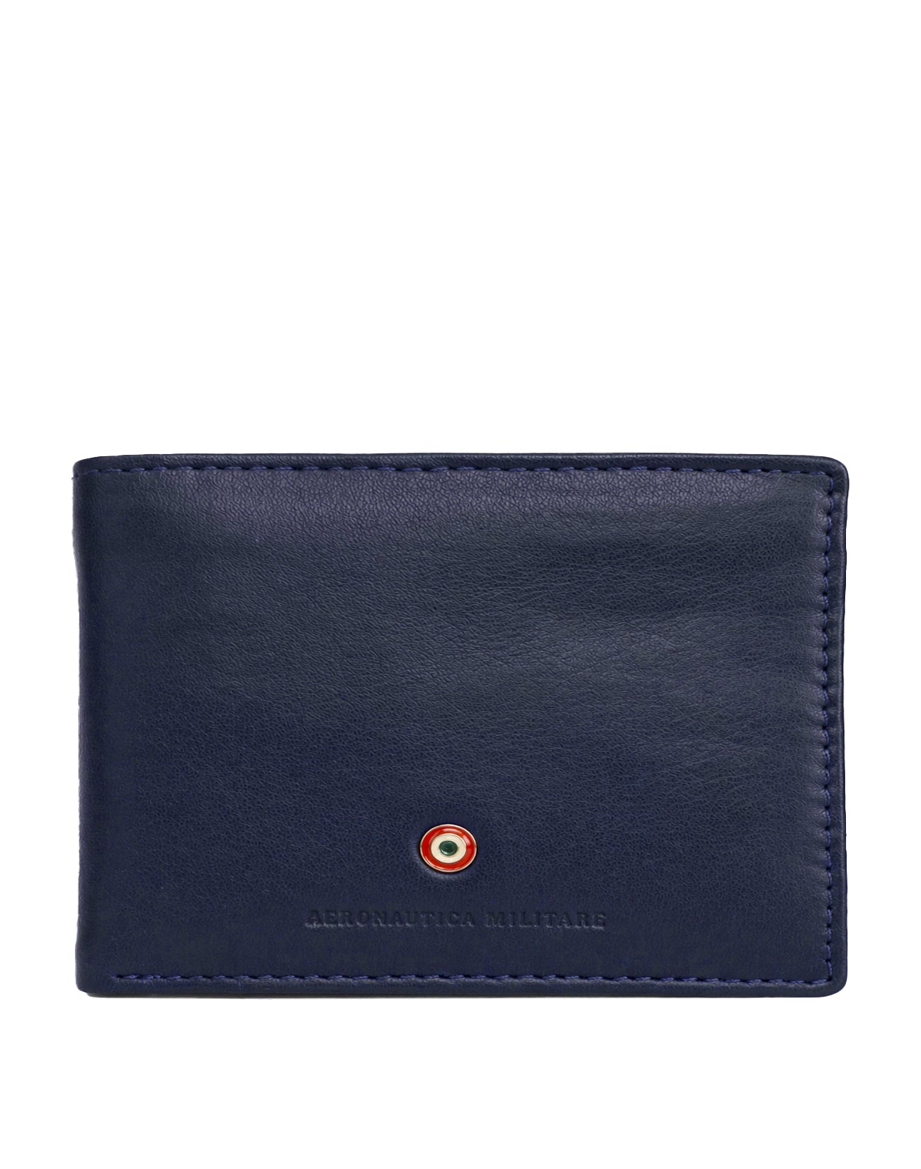 Portafoglio Aeronautica Militare AM253 New Plate in Vera Pelle