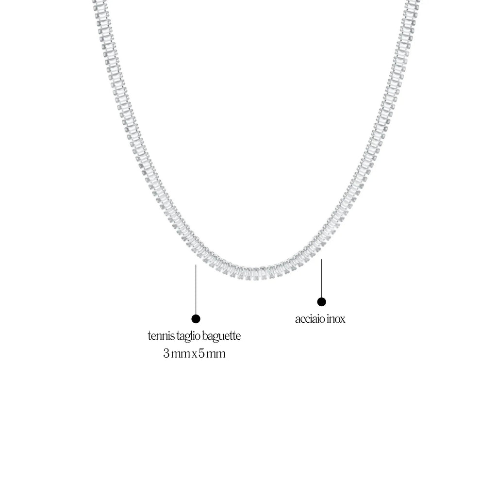Collana Tennis Baguette Privè - Brand Gioielli