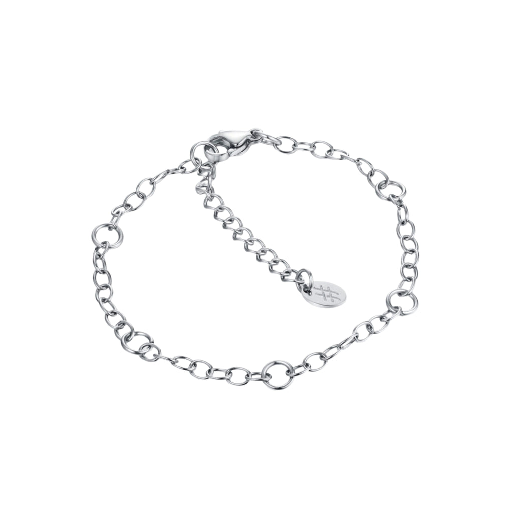 Bracciale con Anellini Acciaio Inox - Brand
