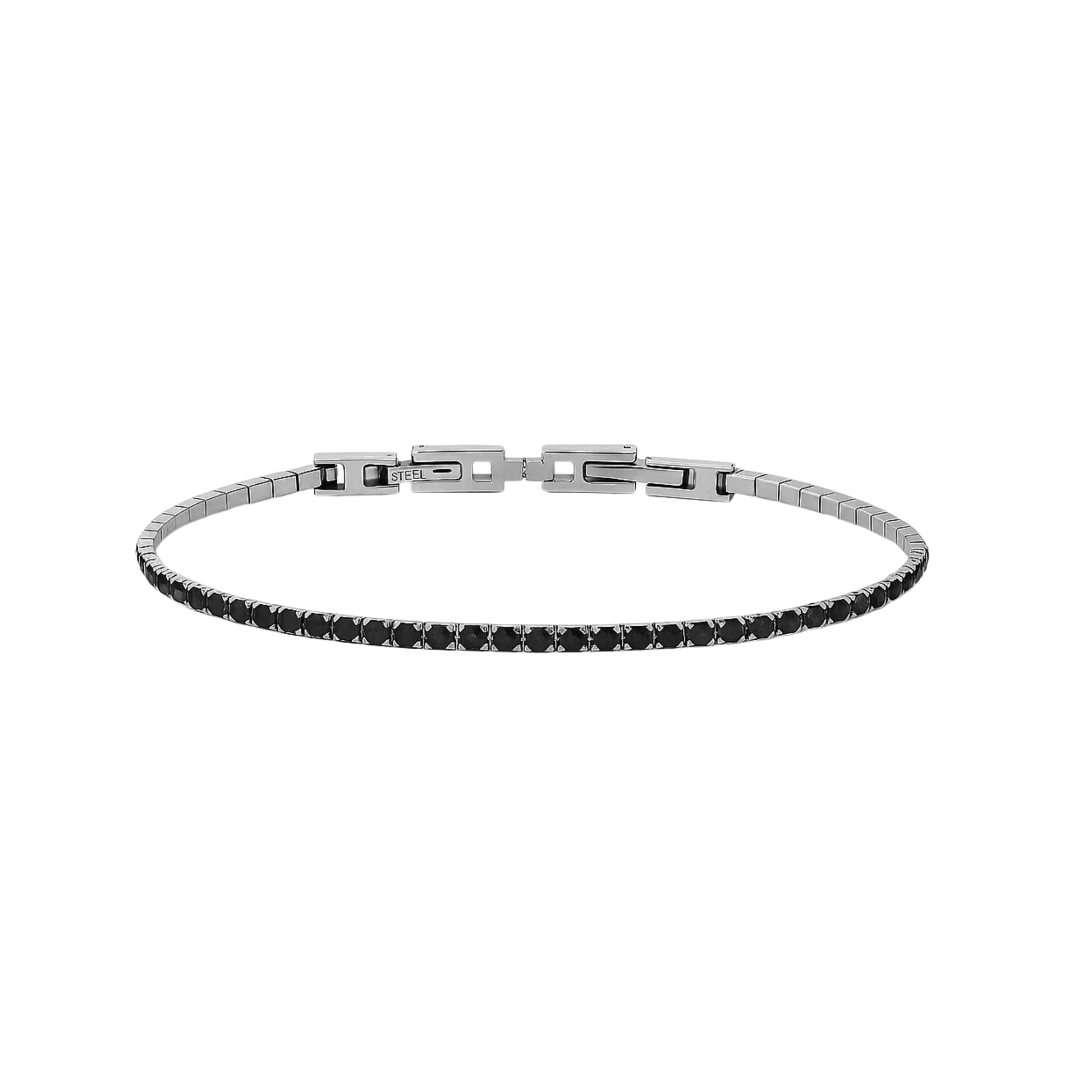 Bracciale Tennis 2mm chiusura a scatto - Les Folies