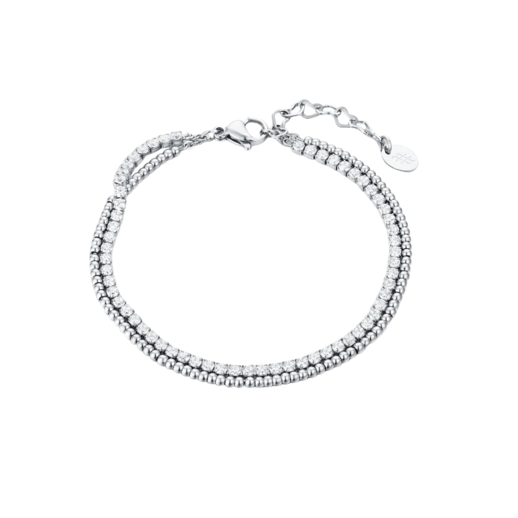 Bracciale Doppio Tennis e Sfere - Brand Gioielli