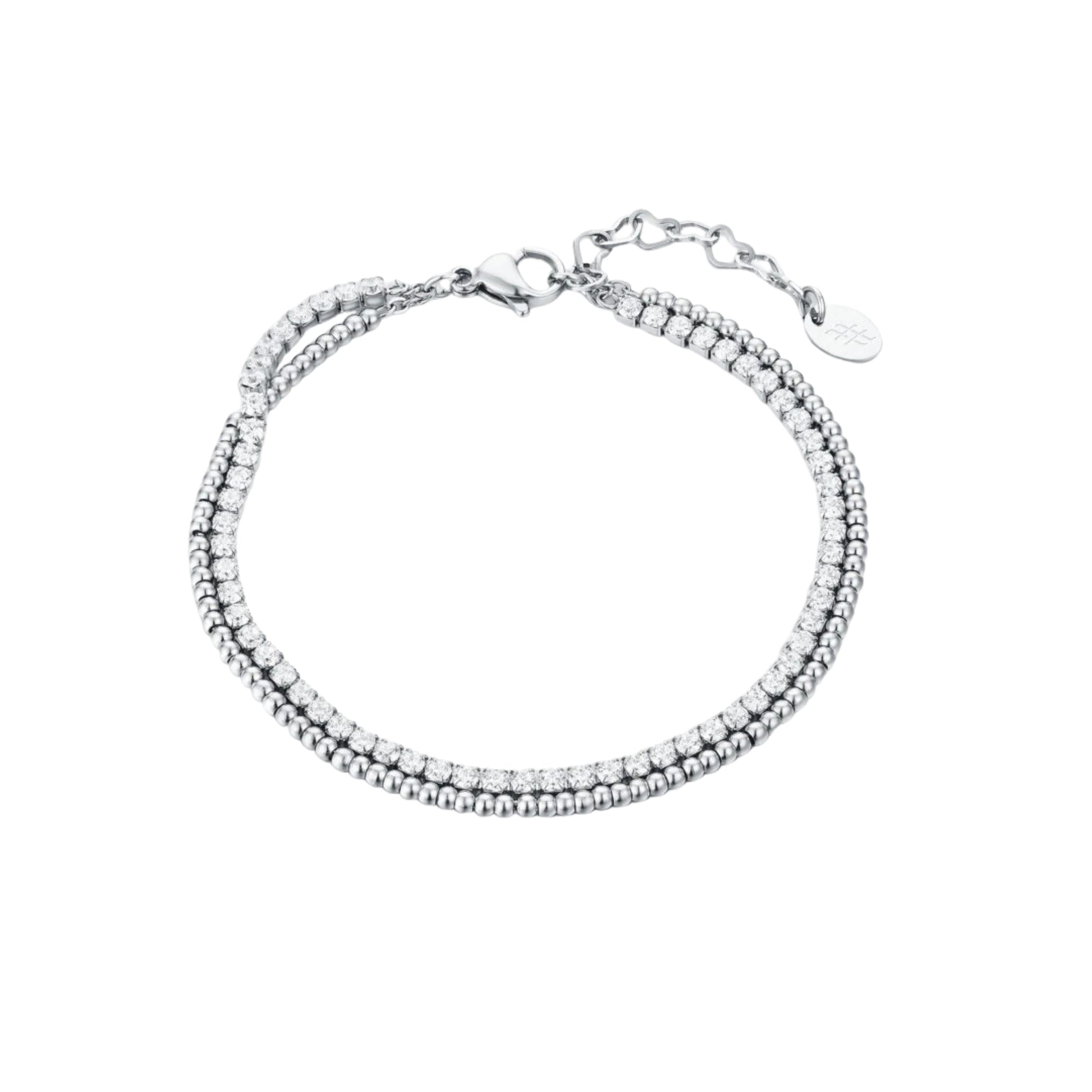 Bracciale Doppio Tennis e Sfere - Brand Gioielli