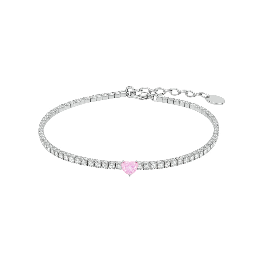 Bracciale Tennis in Acciaio Inox - Brand
