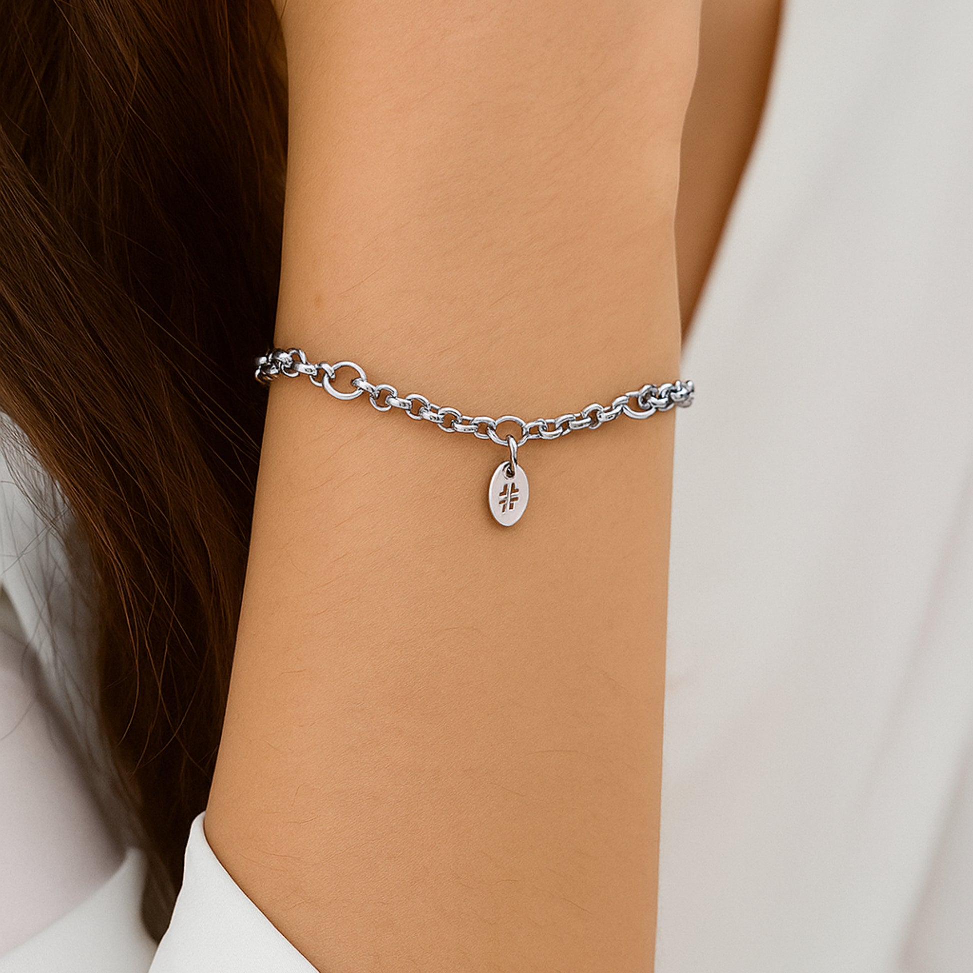 Bracciale Catena e Anellini Personal - Brand Gioielli